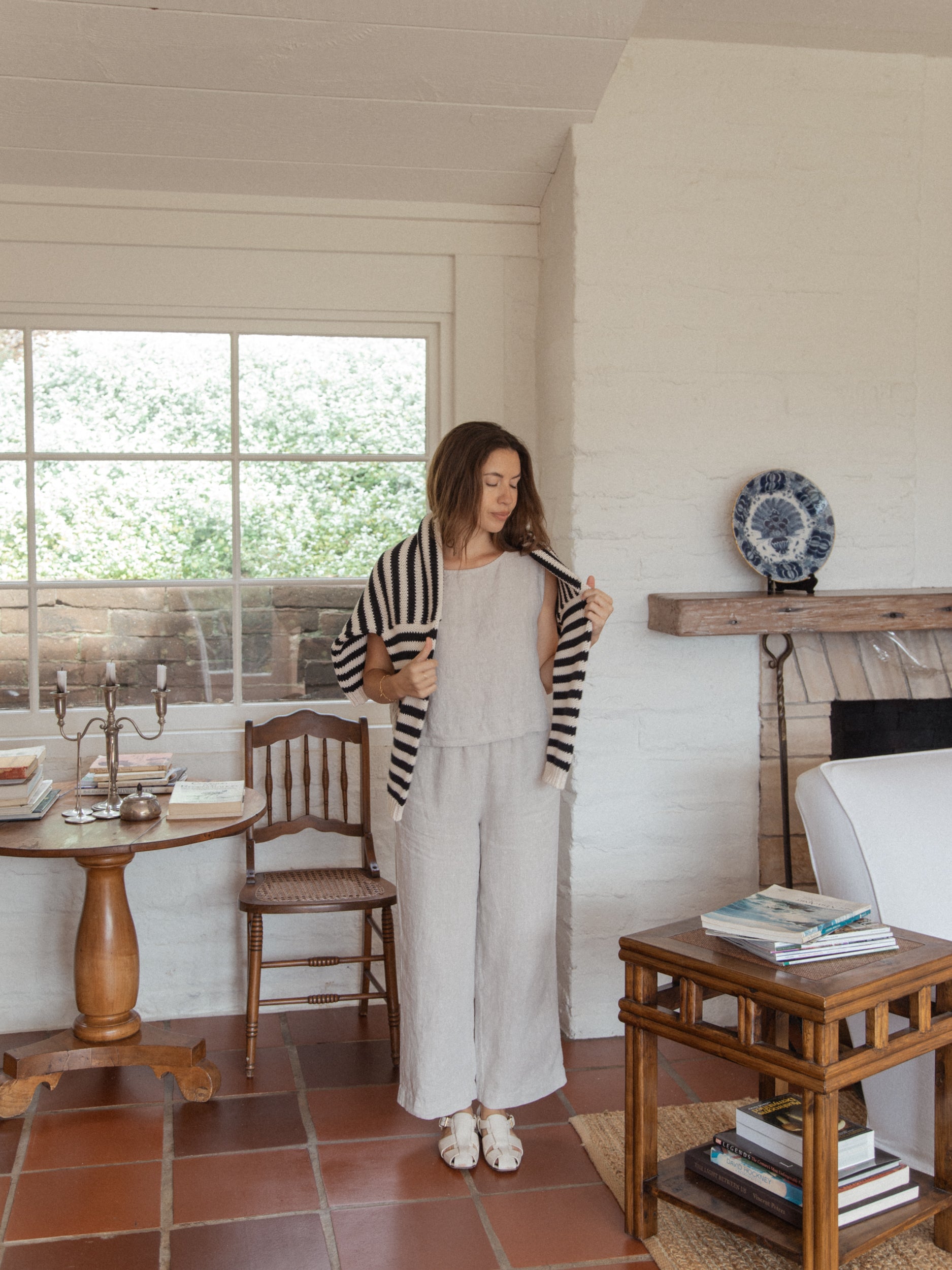 Ilse Pullover Navy Stripe