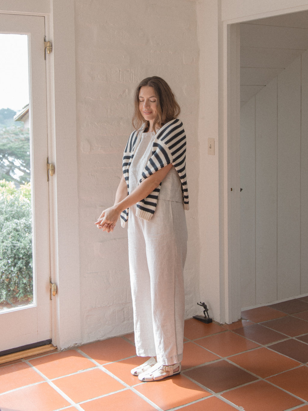 Ilse Pullover Navy Stripe