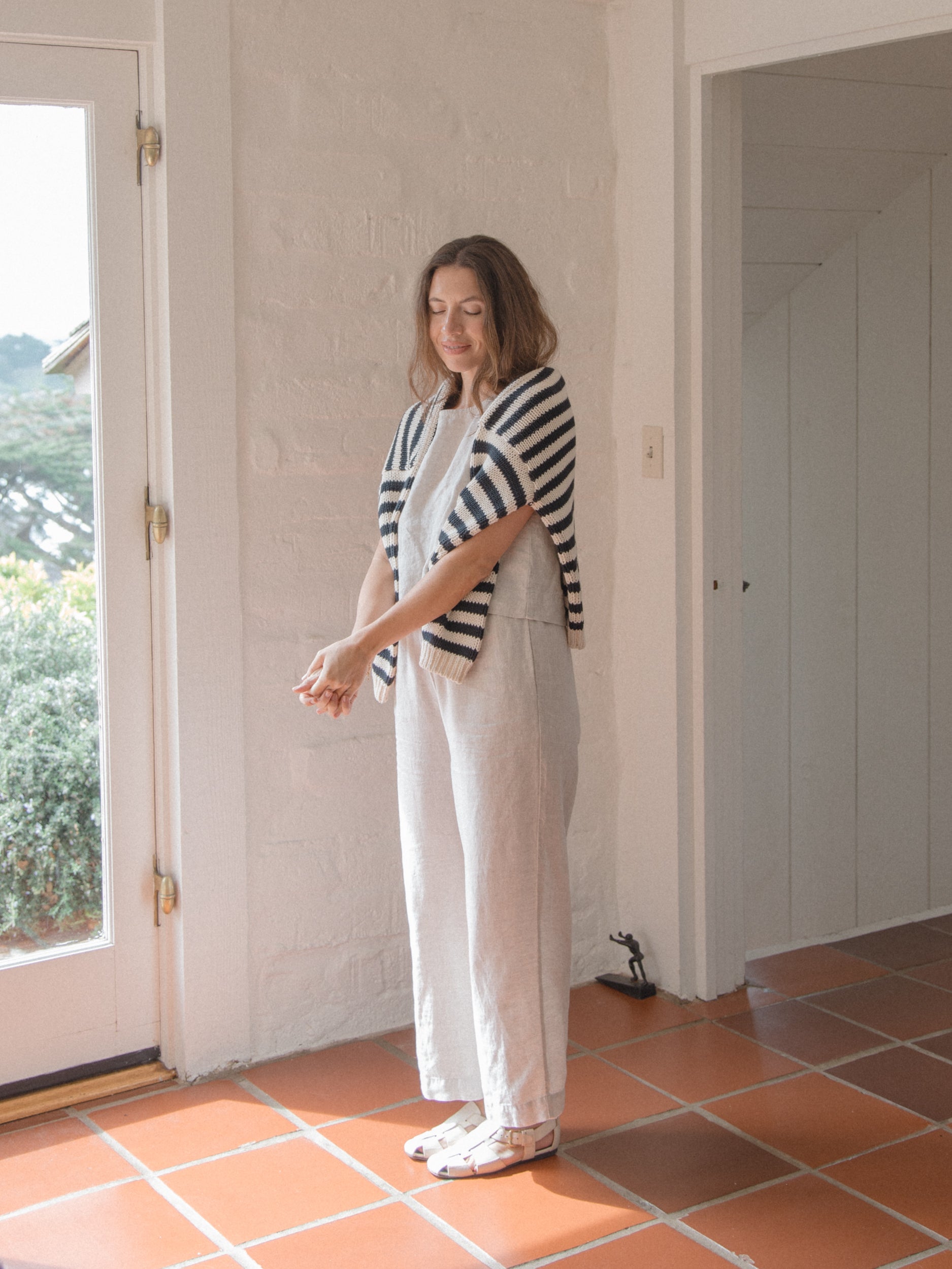 Ilse Pullover Navy Stripe