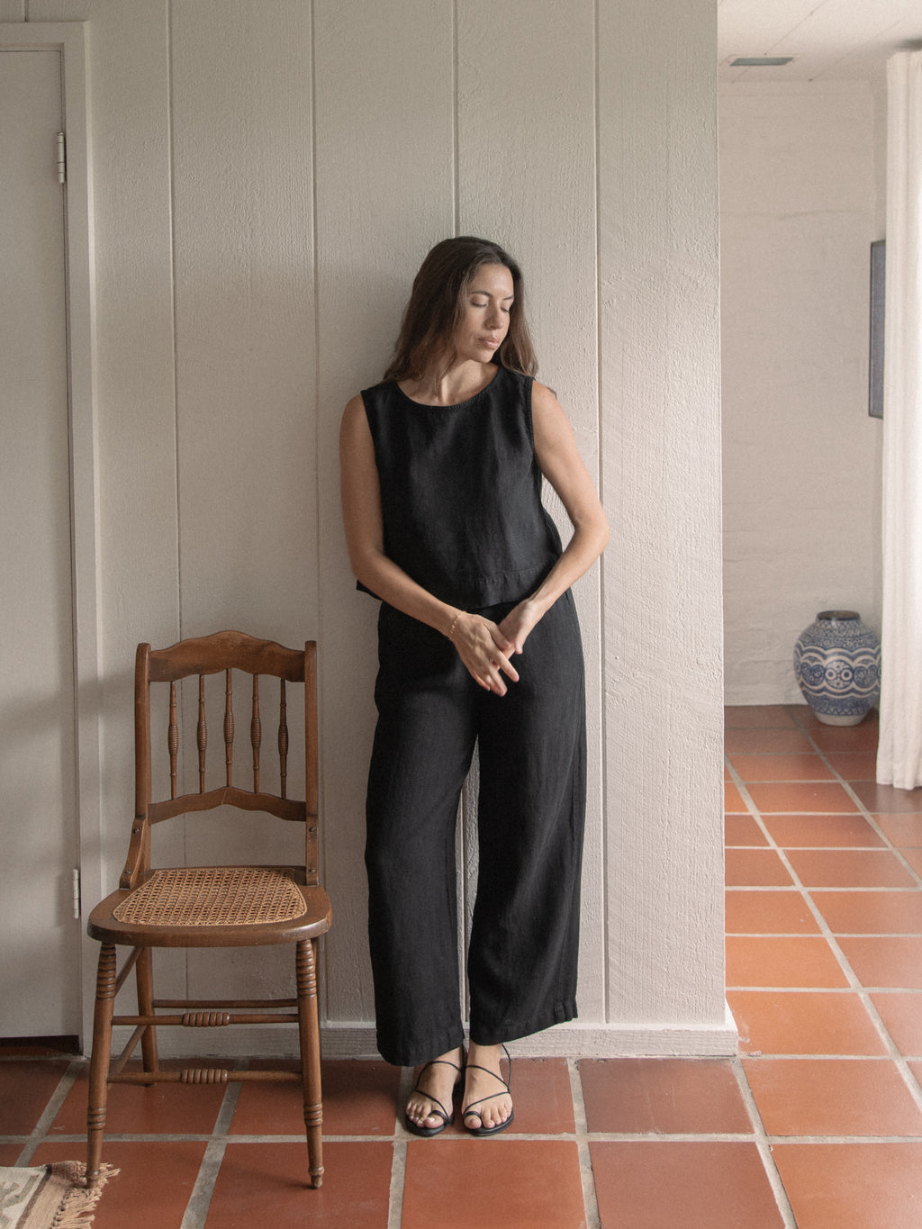 Finley Top in Noir