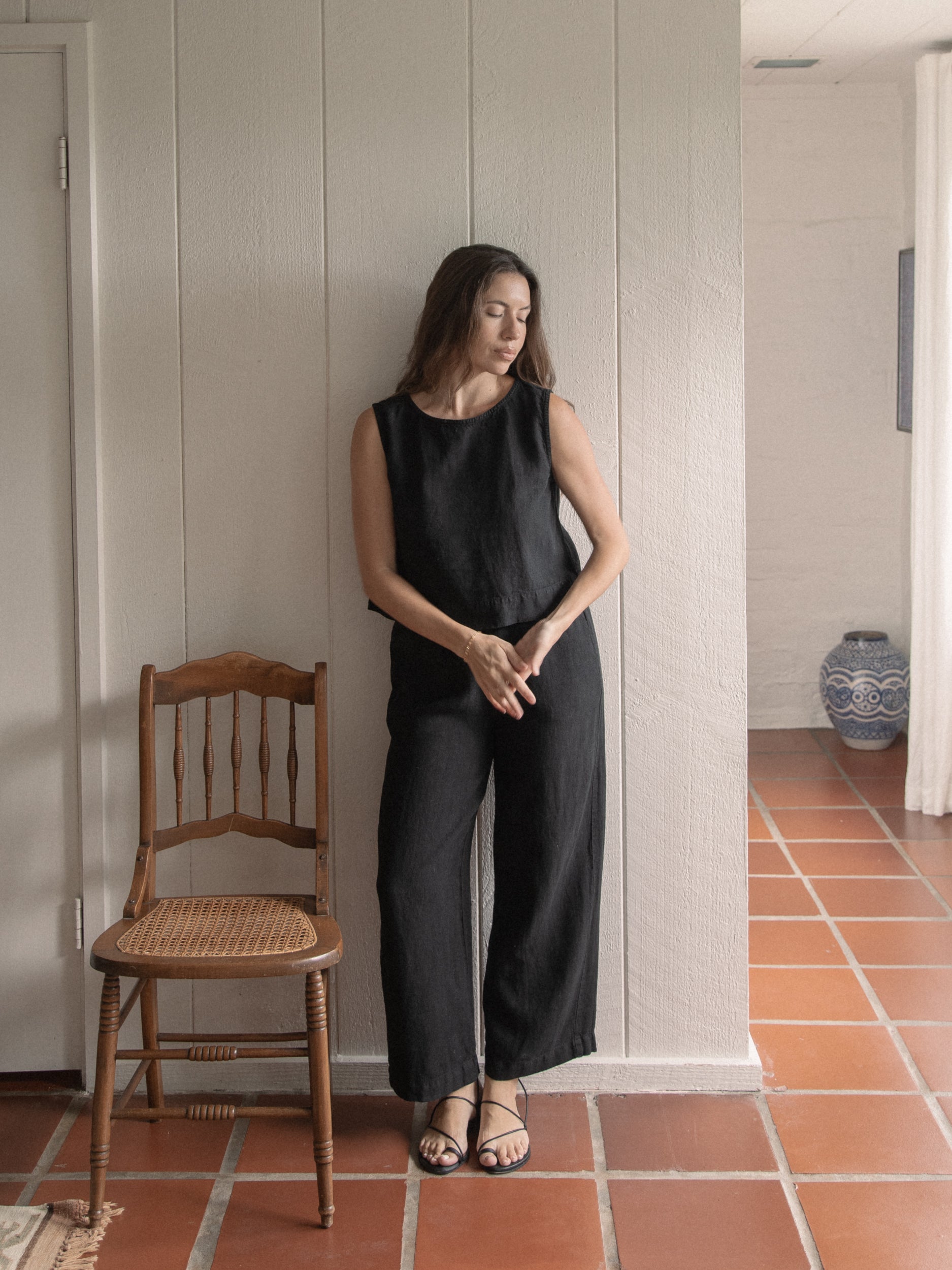 Finley Top in Noir