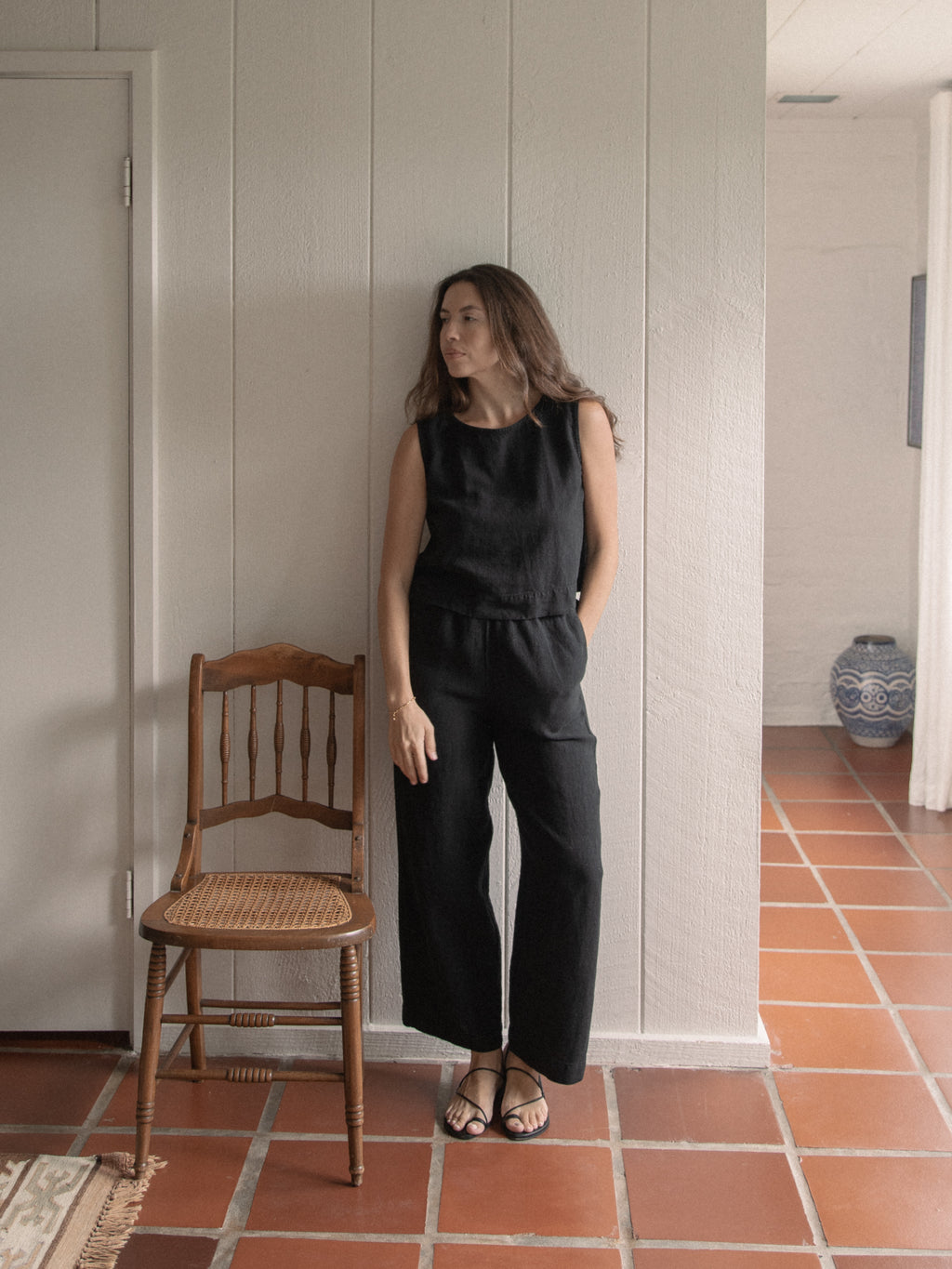 Finley Top in Noir