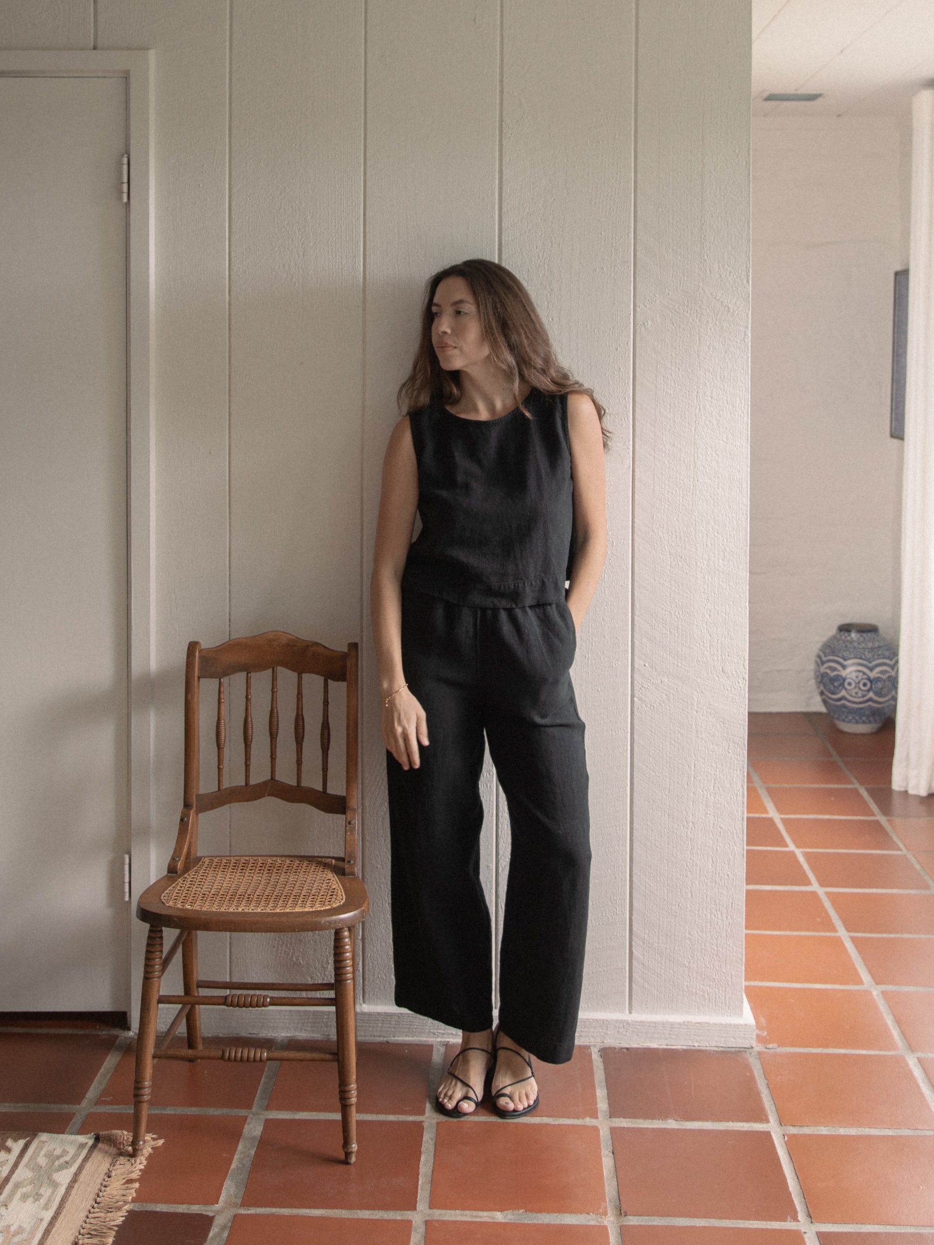 Finley Top in Noir