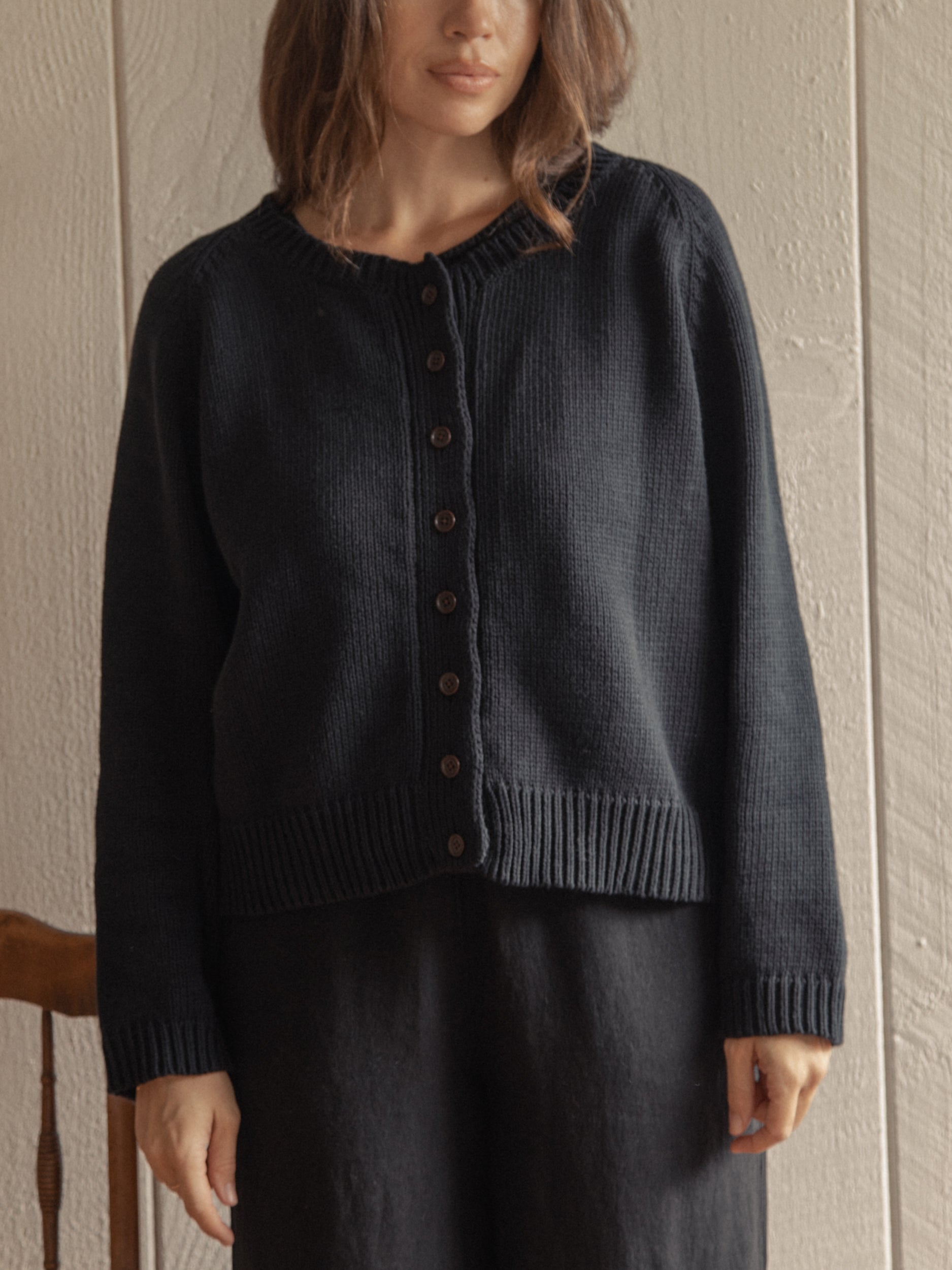 Mabel Cardigan in Navy