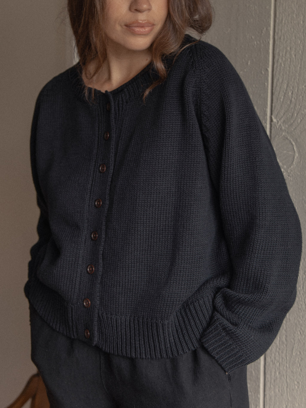 Mabel Cardigan in Navy