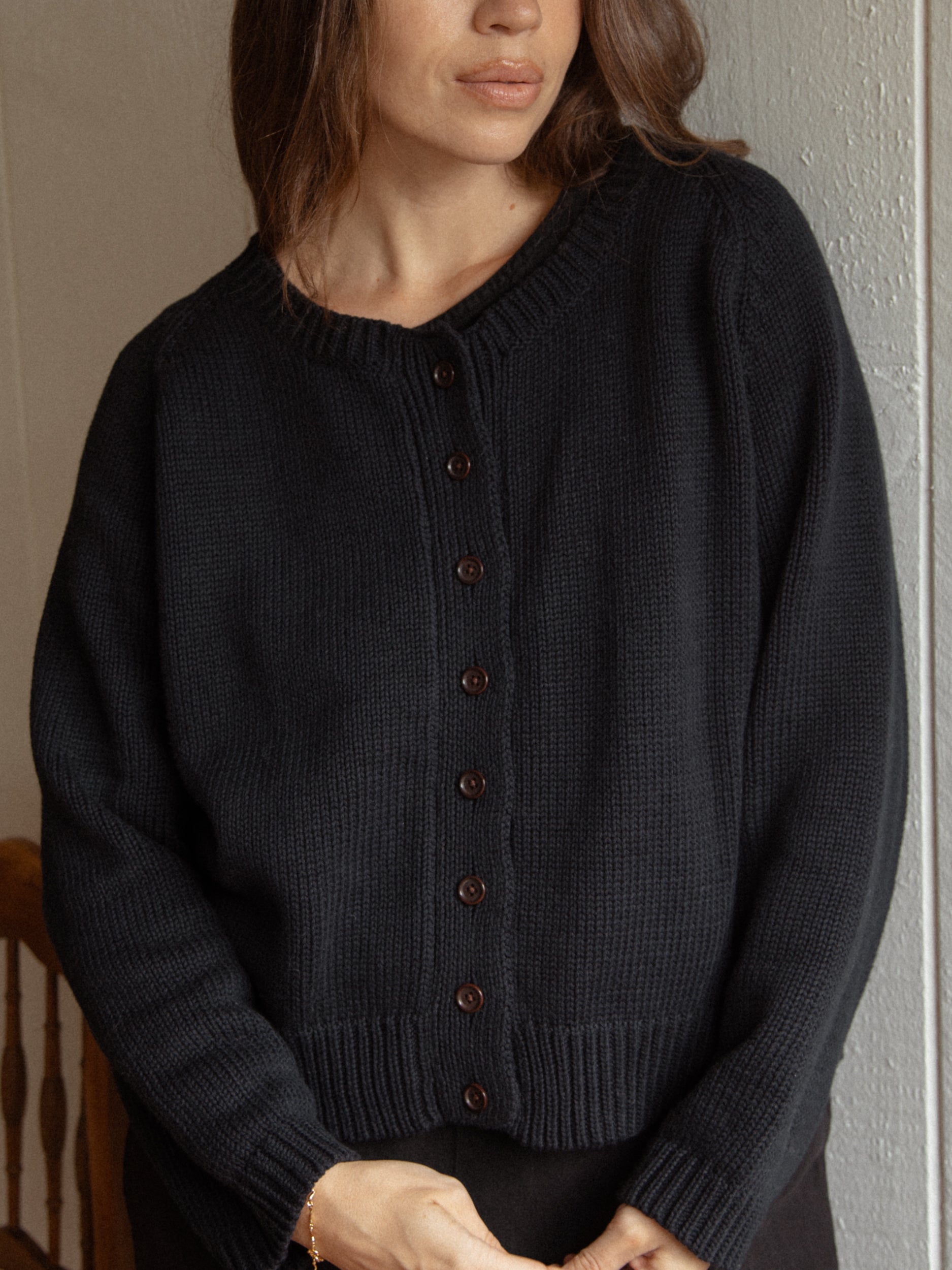 Mabel Cardigan in Navy