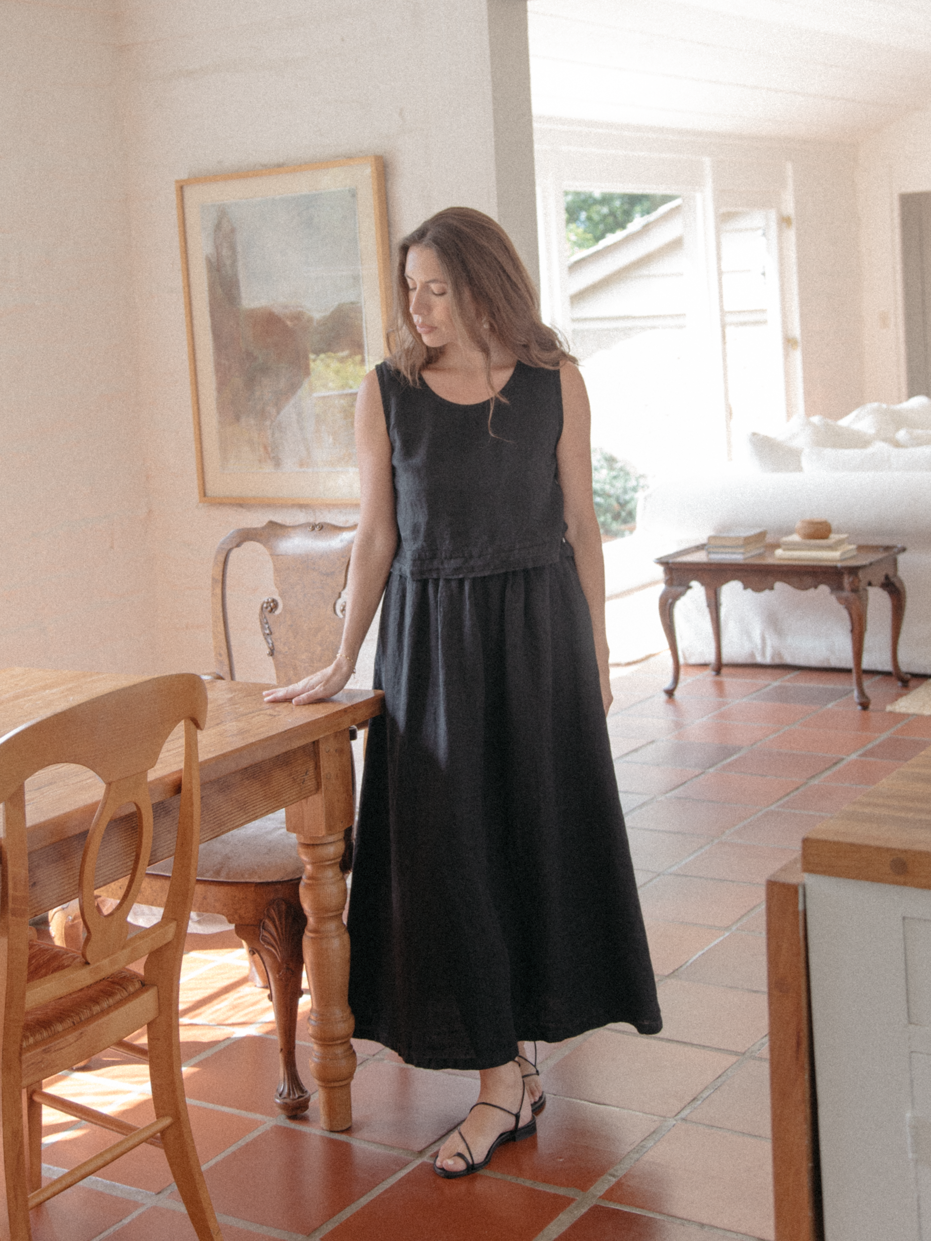 Molly Skirt Charcoal Noir