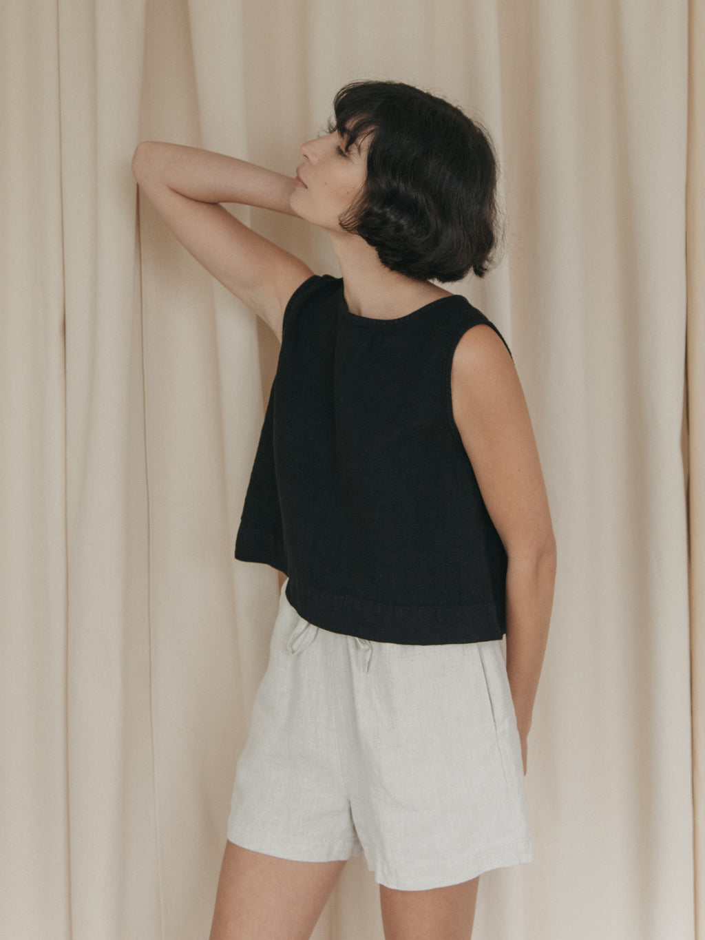 Finley Top in Noir