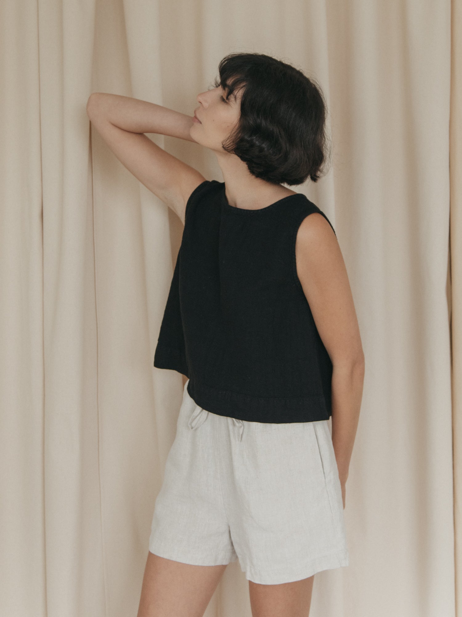 Finley Top in Noir