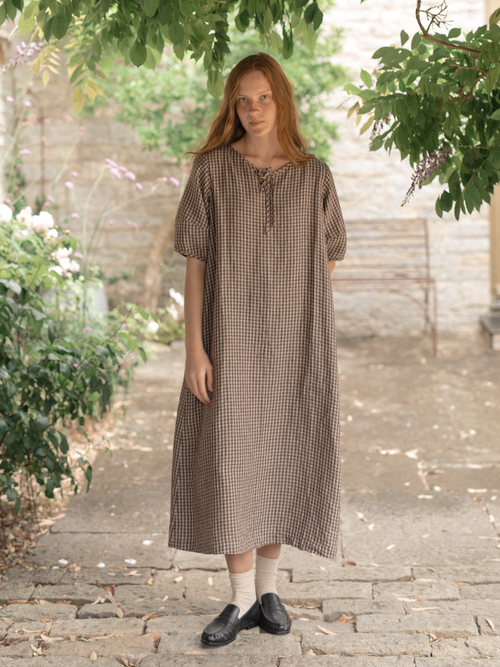 Blair Dress Chocolate Plaid
