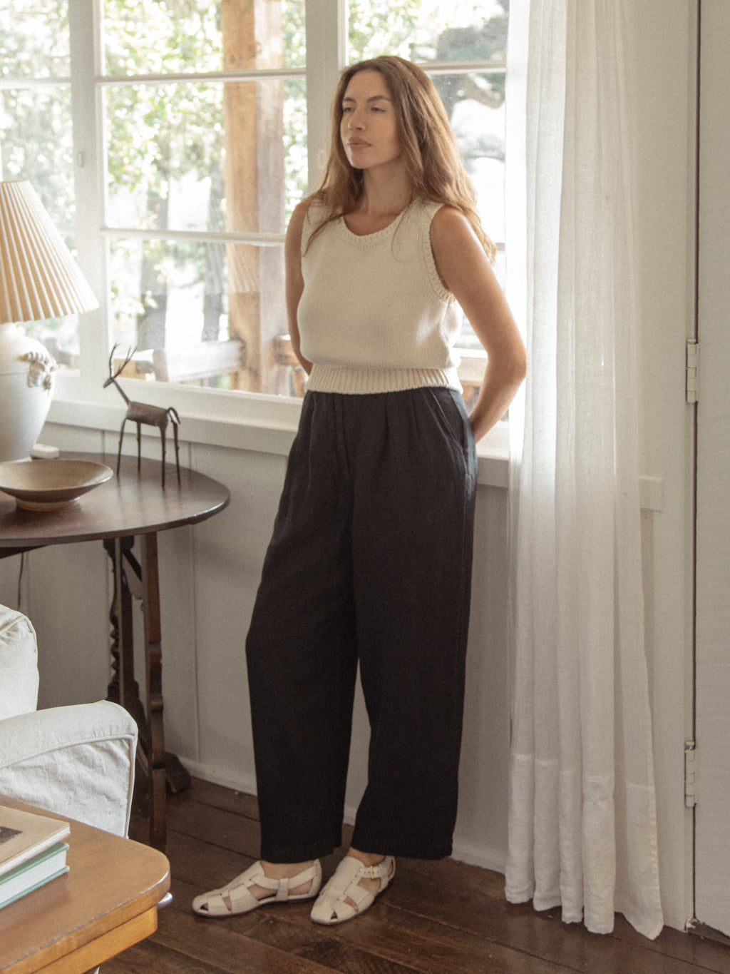 Persephone Tank Ivory