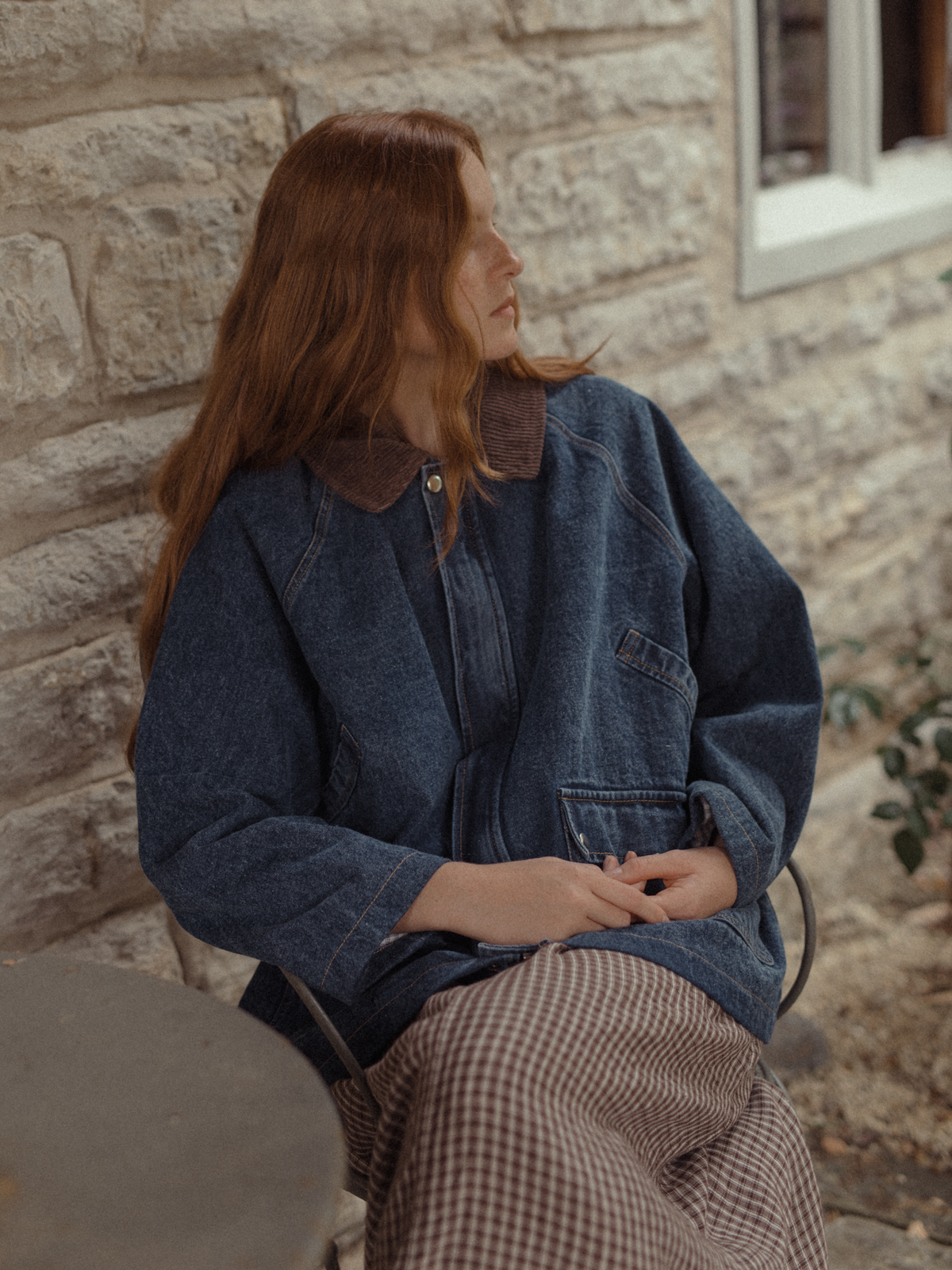 Brooks Jacket Medium Denim