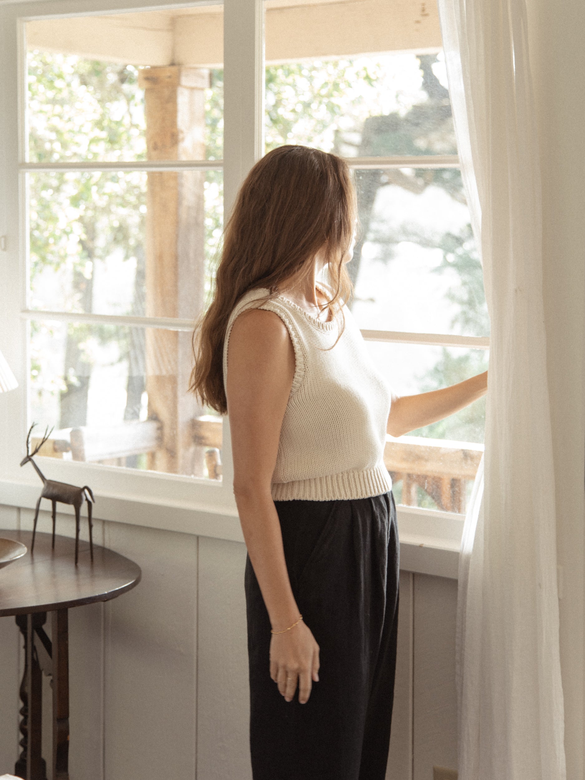 Persephone Tank Ivory