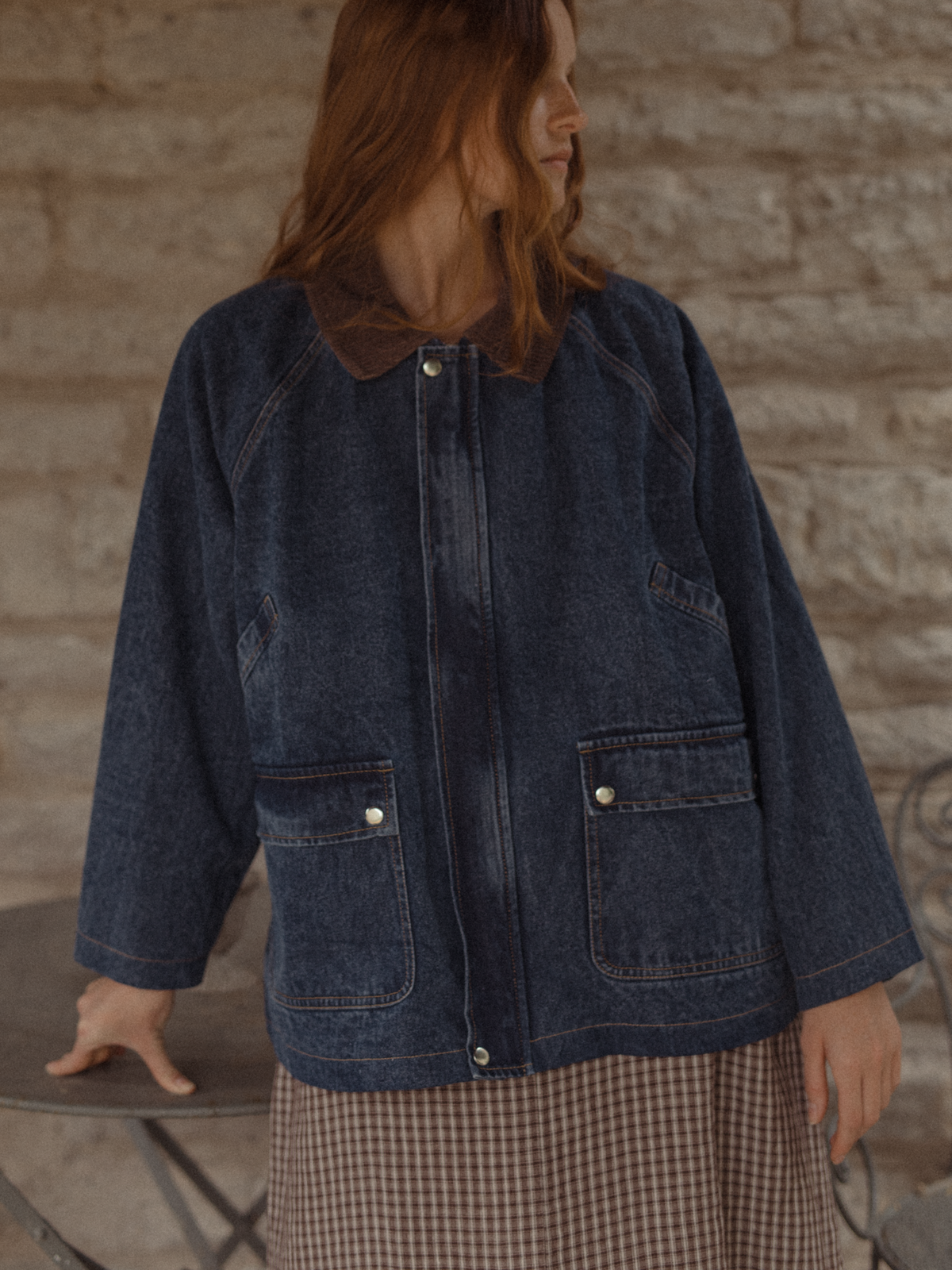 Brooks Jacket Medium Denim