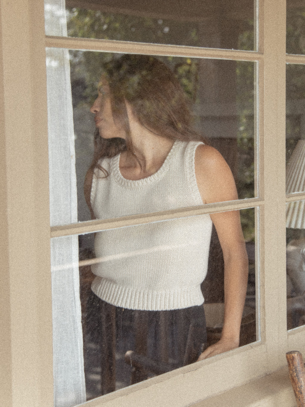 Persephone Tank Ivory