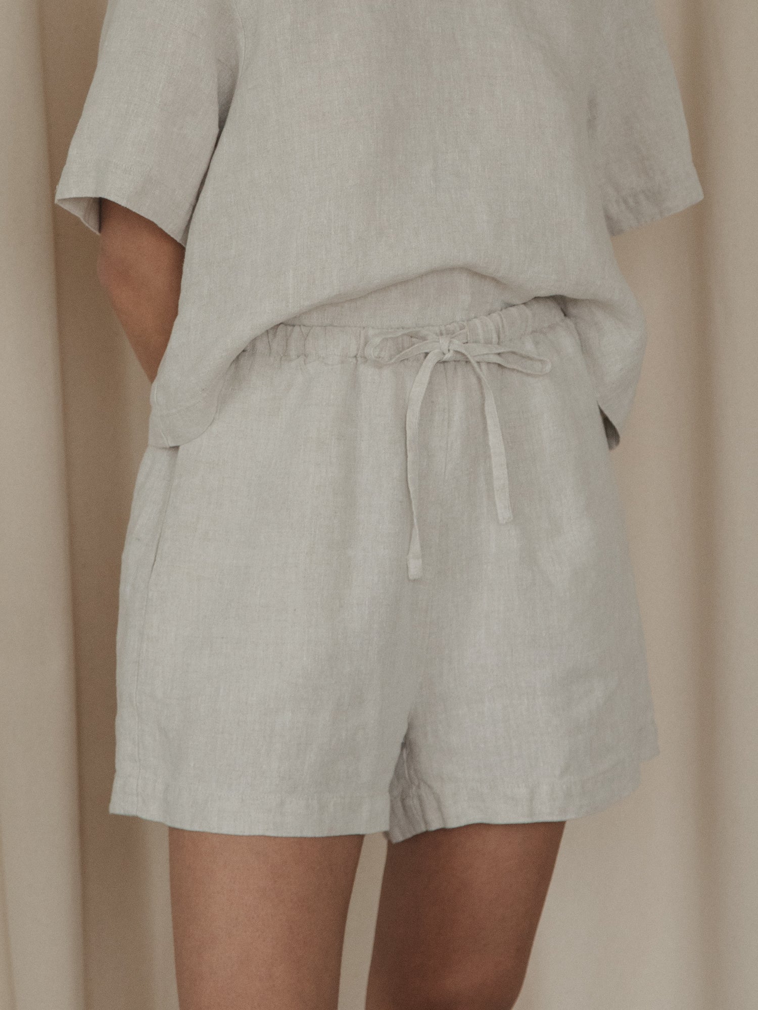 August Short in Oatmeal