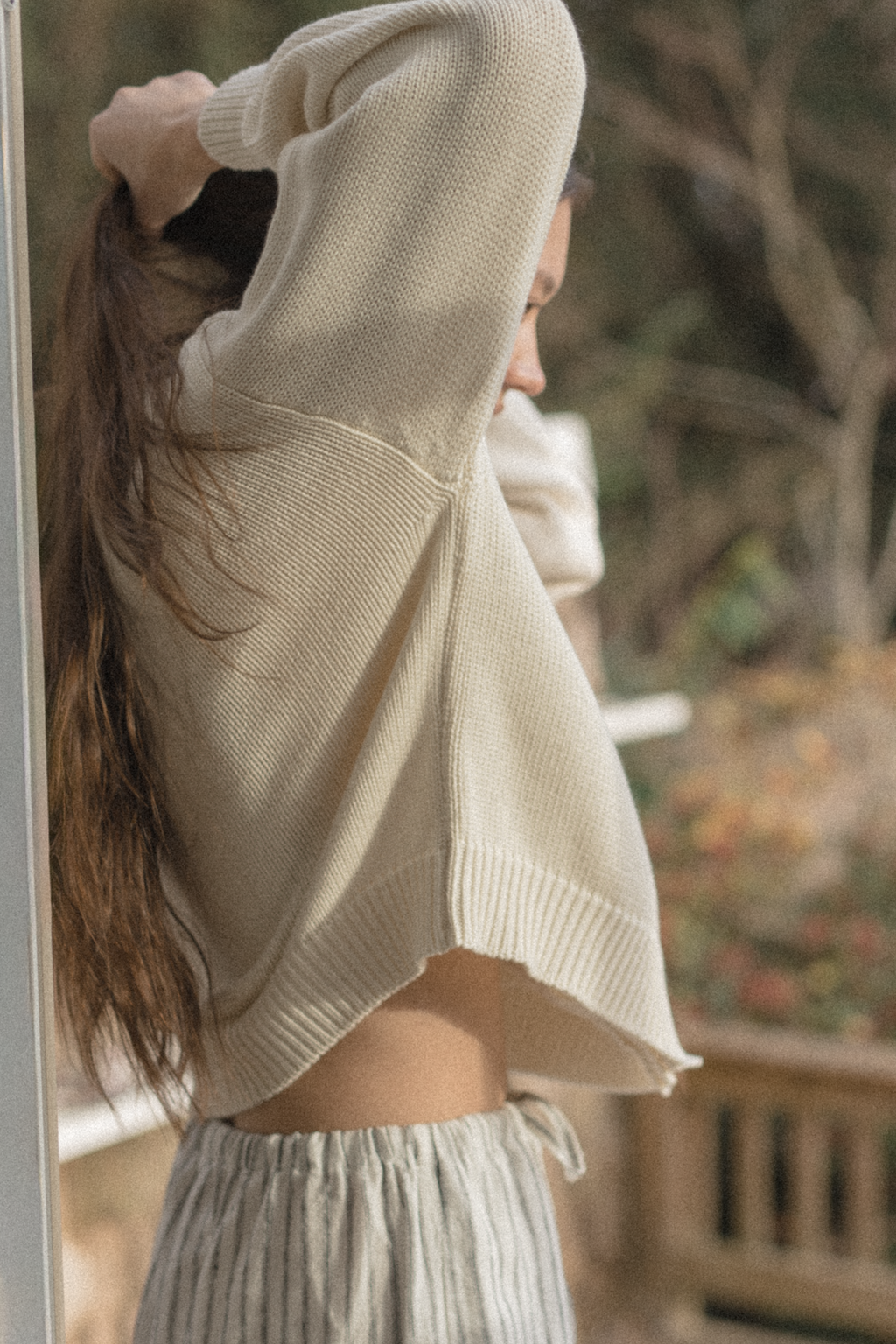 Olive Pant Vintage Stripe