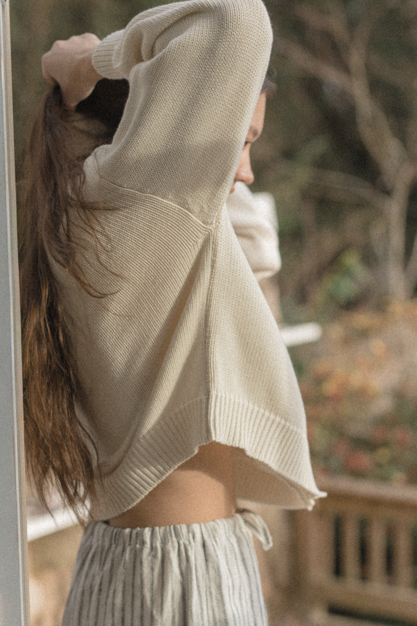 Olive Pant Vintage Stripe