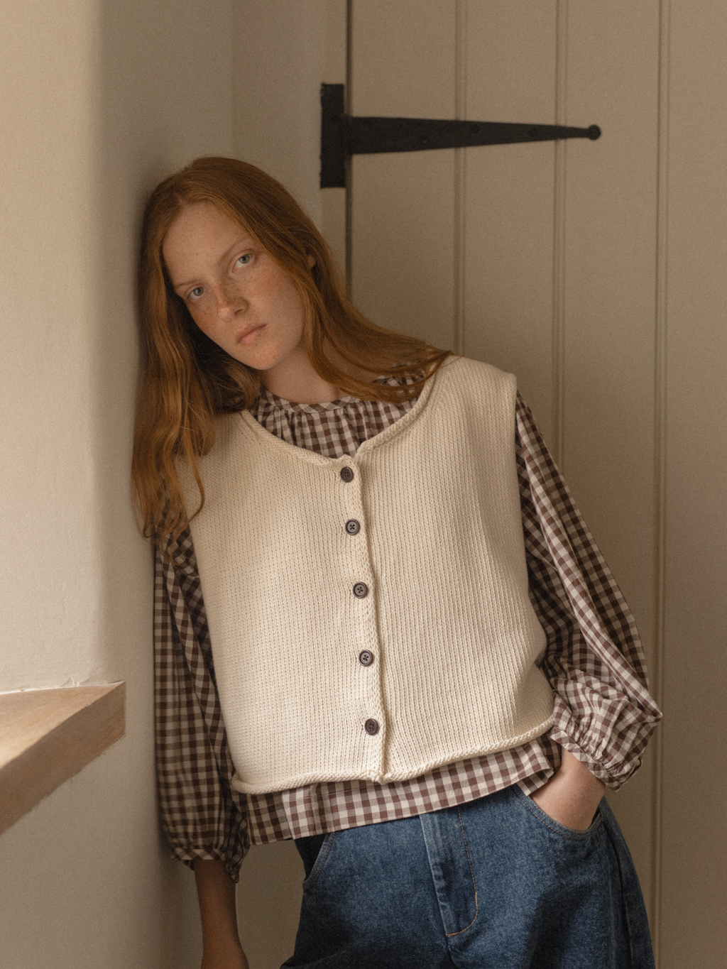 Lennon Vest Ivory