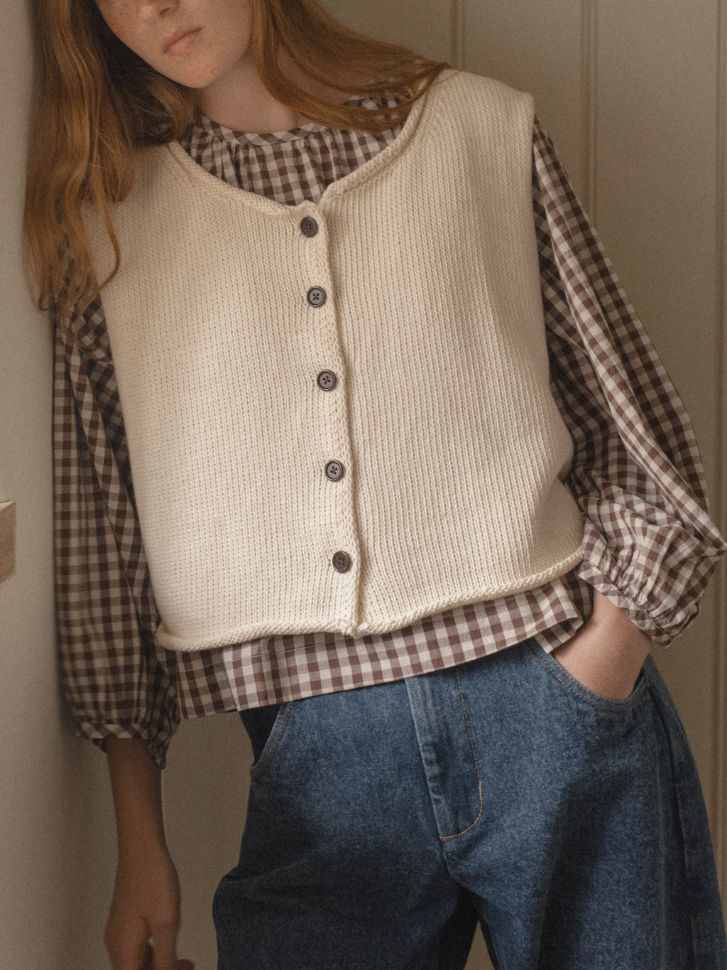 Lennon Vest Ivory