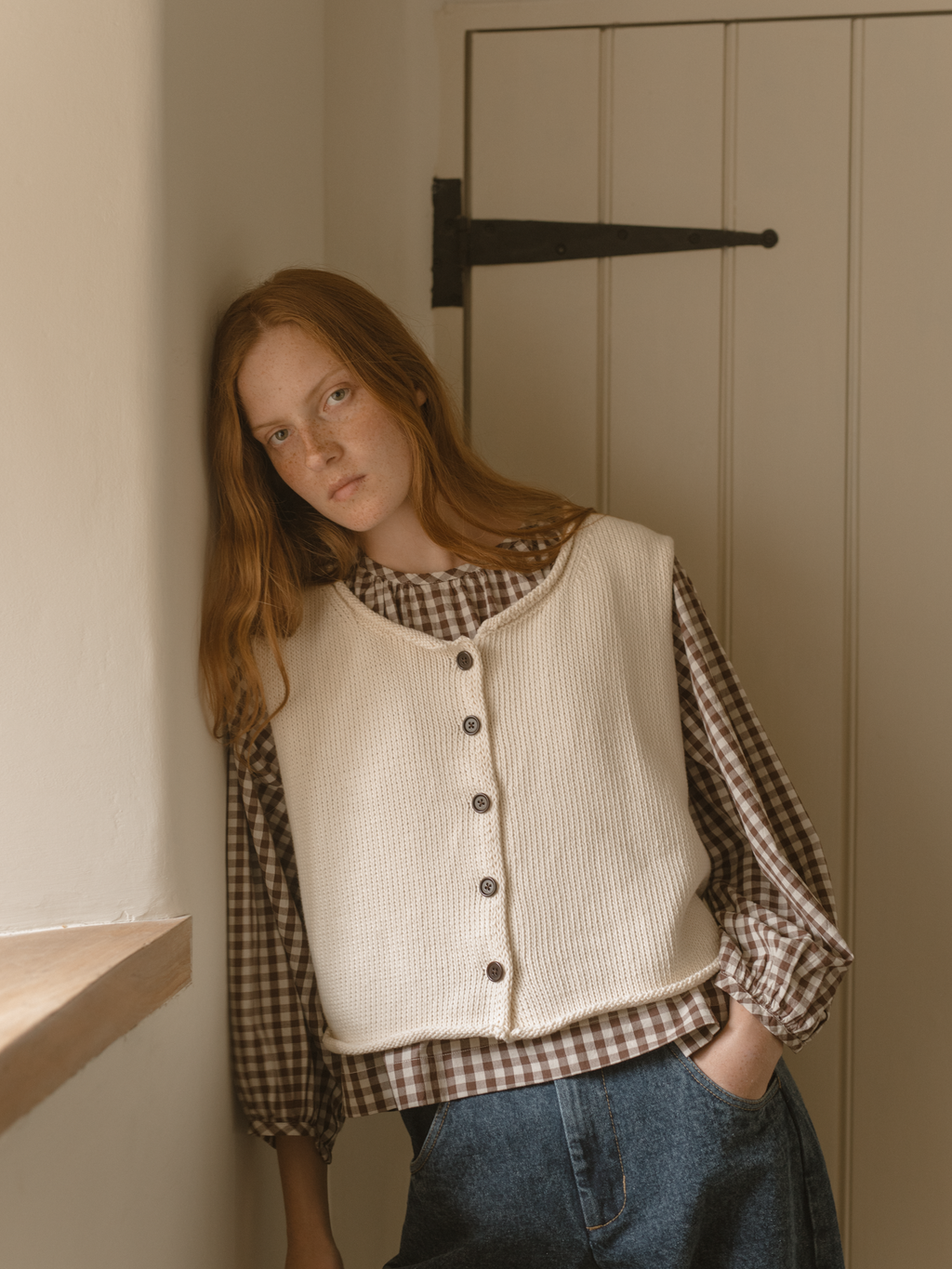 Lennon Vest Ivory