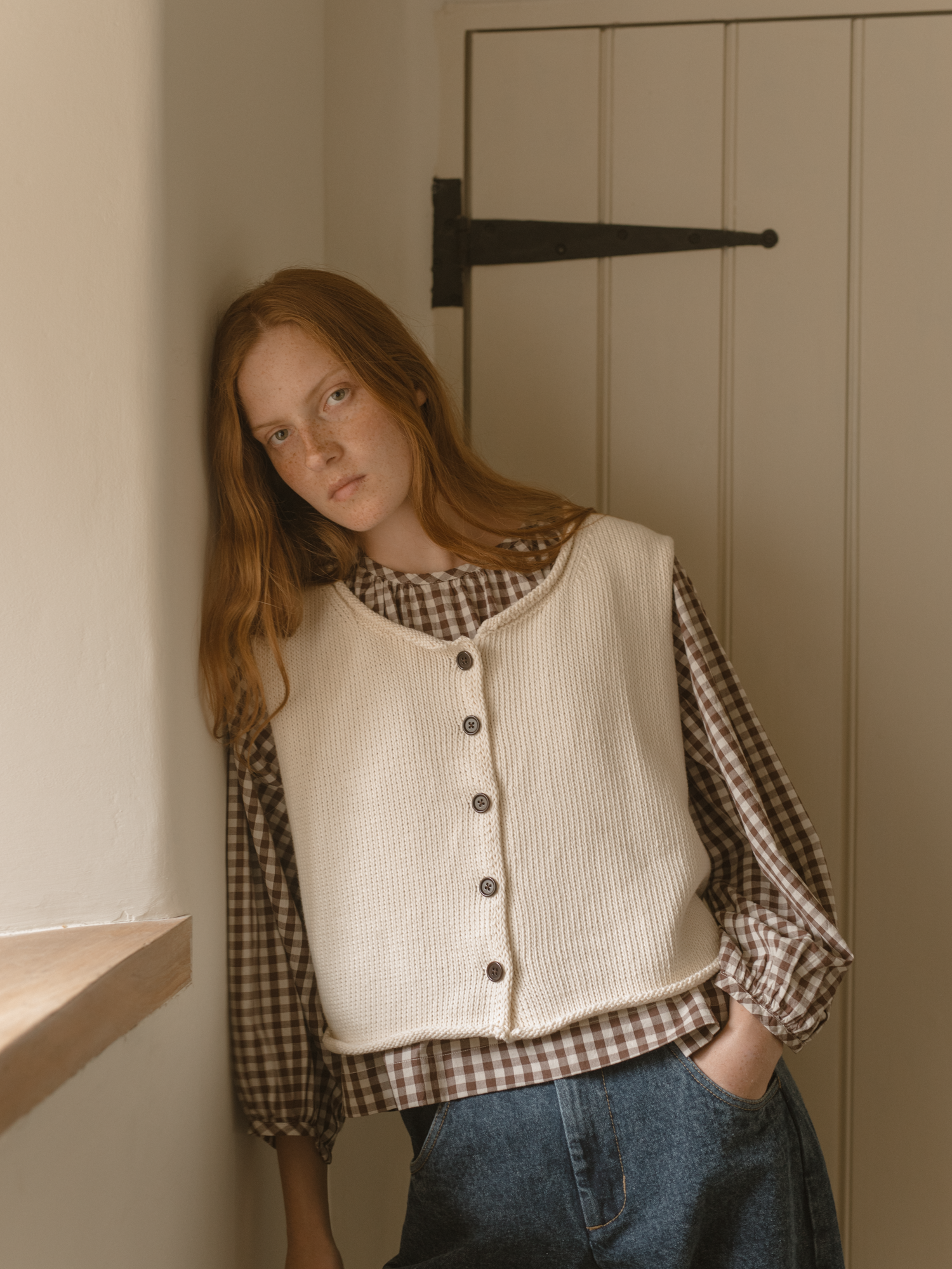 Lennon Vest Ivory