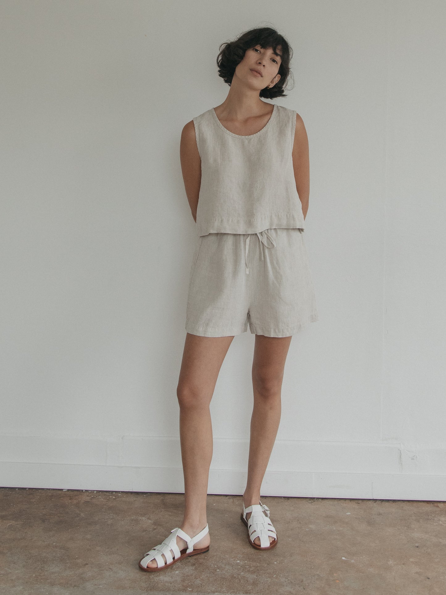 August Short in Oatmeal