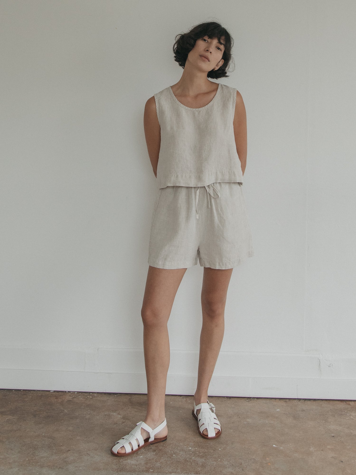 August Short in Oatmeal