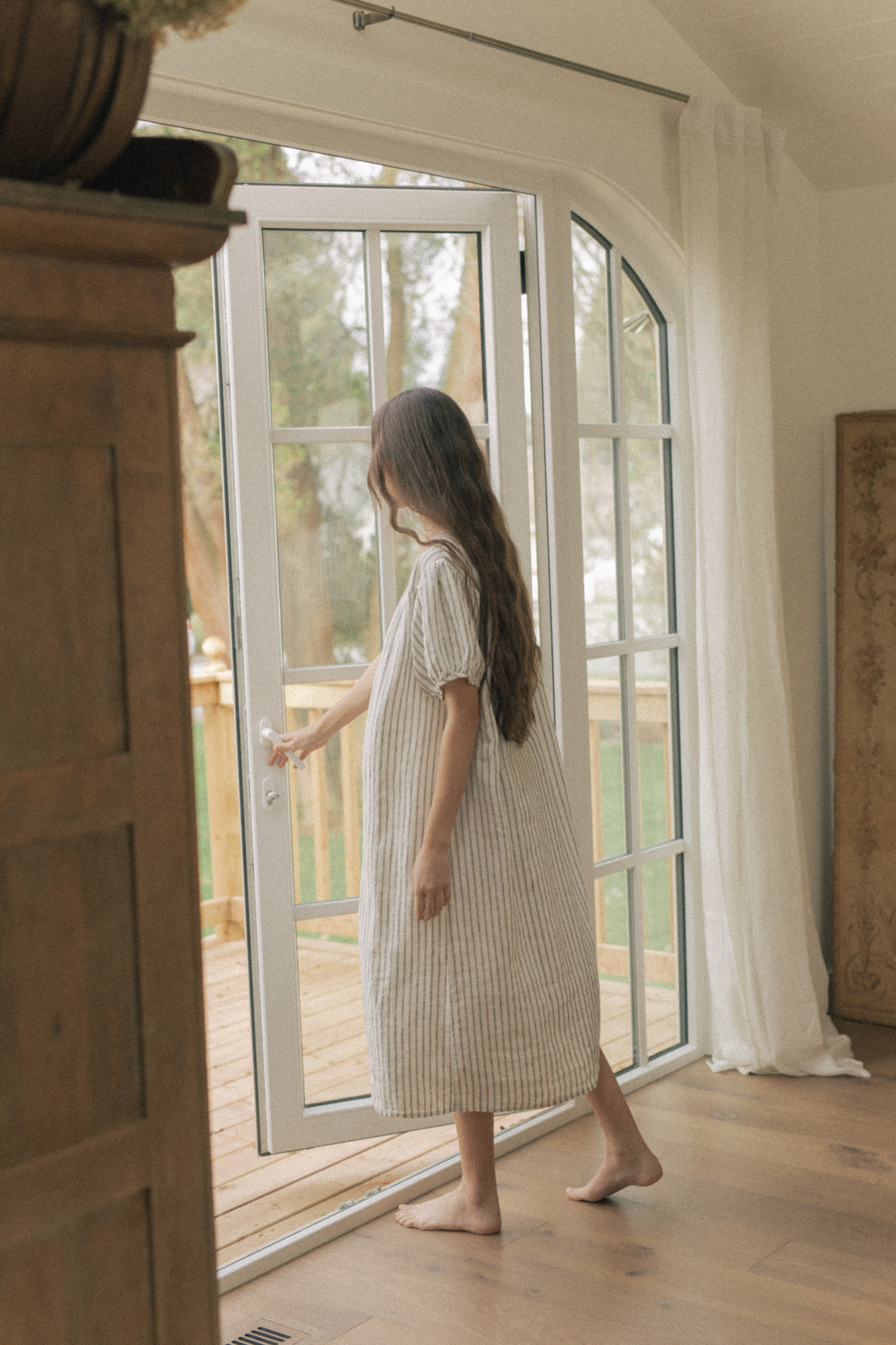 Cosette Dress Vintage Stripe