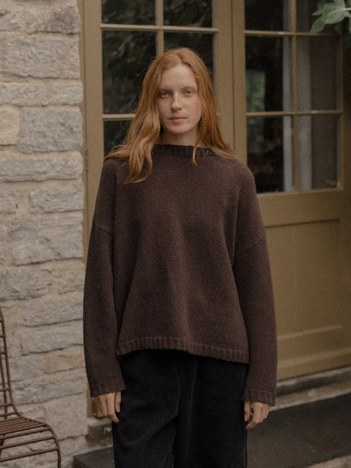 Ezra Pullover Dark Chocolate