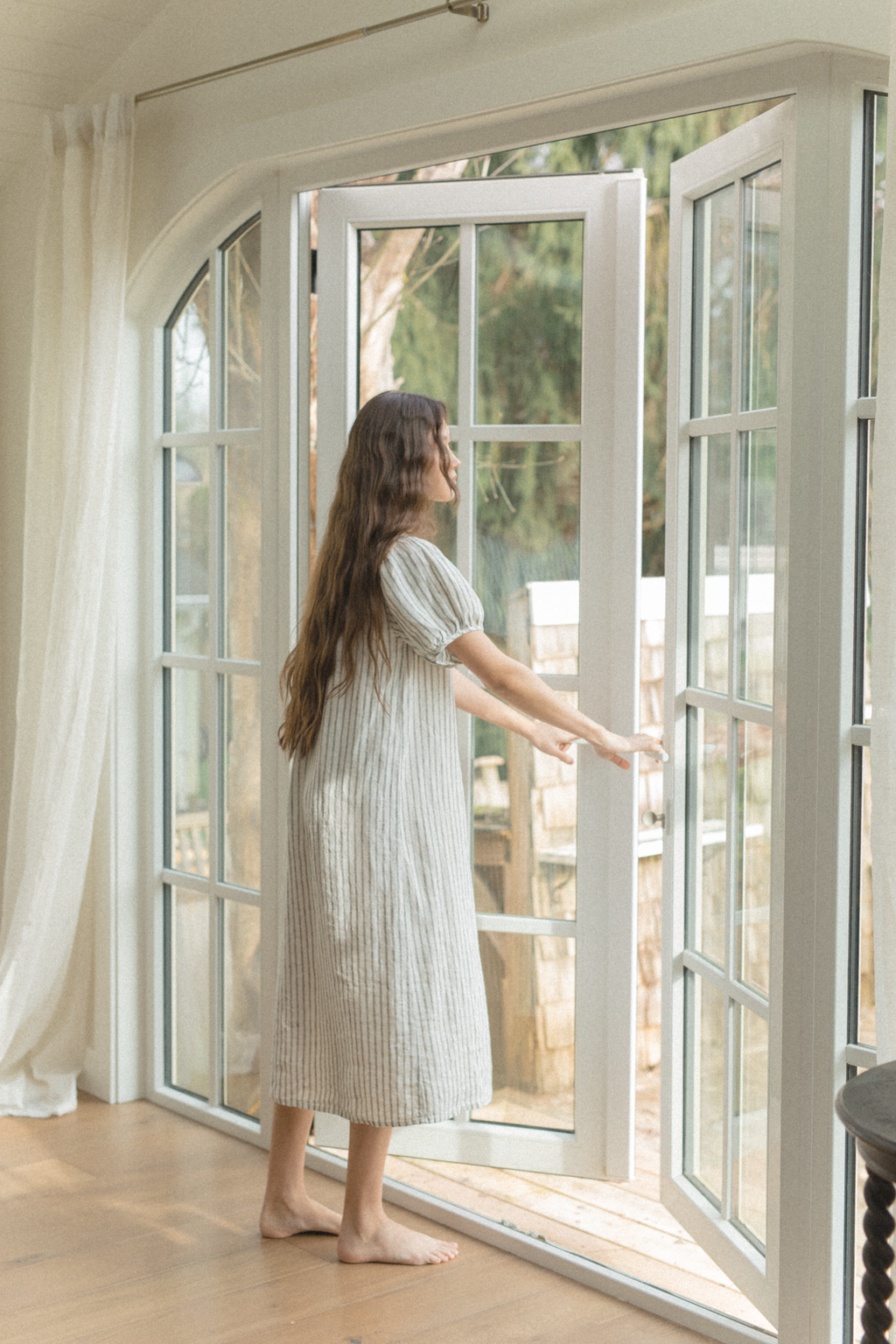 Cosette Dress Vintage Stripe