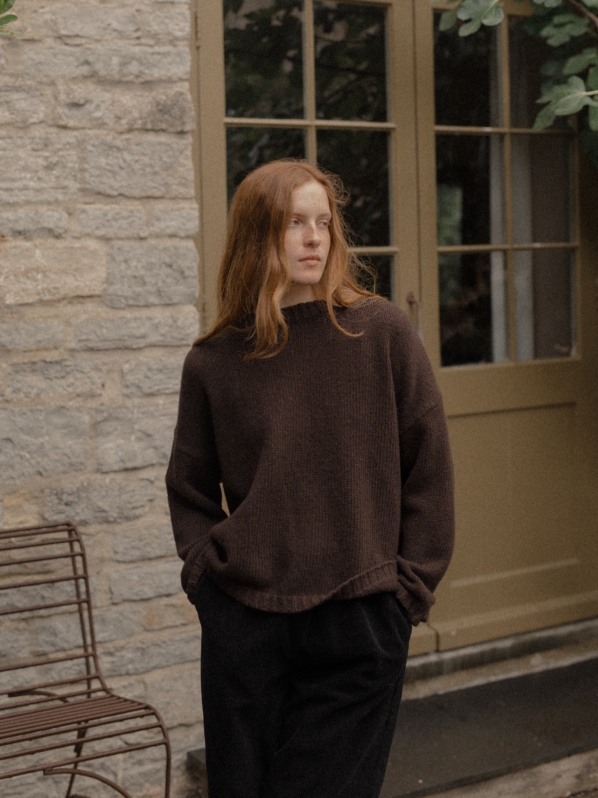 Ezra Pullover Dark Chocolate