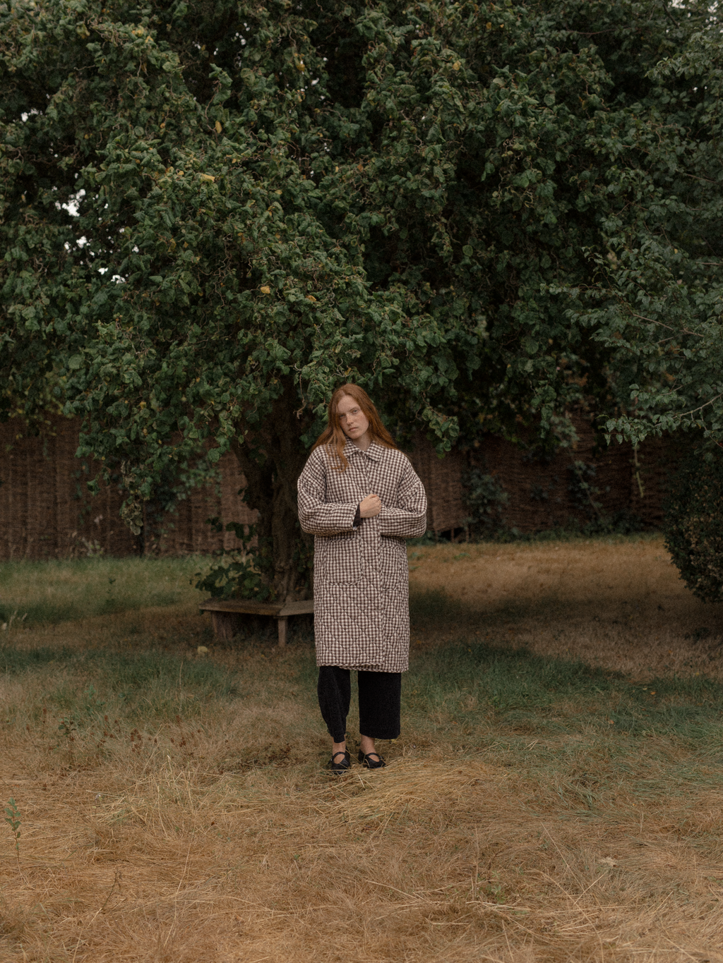Darla Coat Brown Gingham