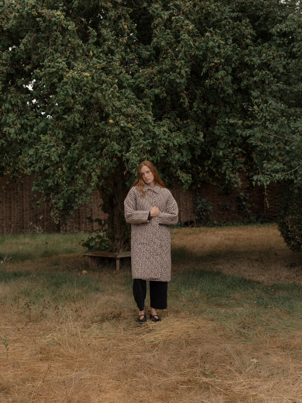 Darla Coat Brown Gingham