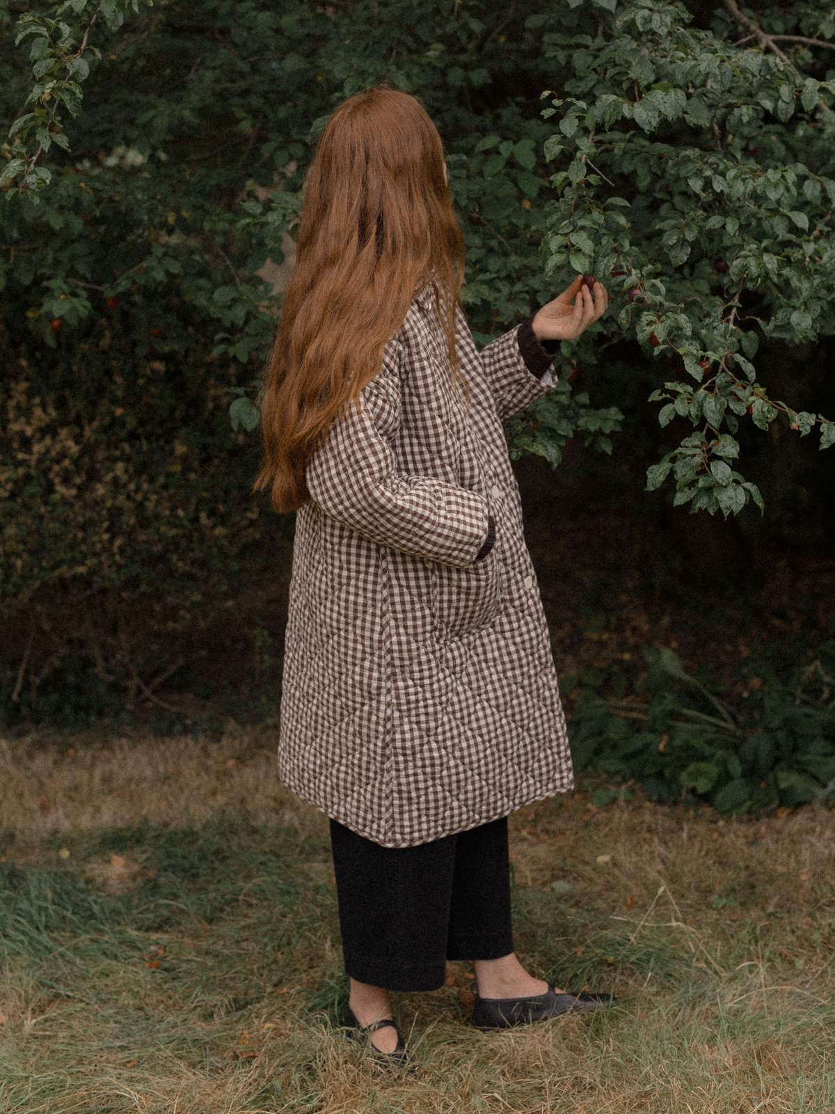 Darla Coat Brown Gingham