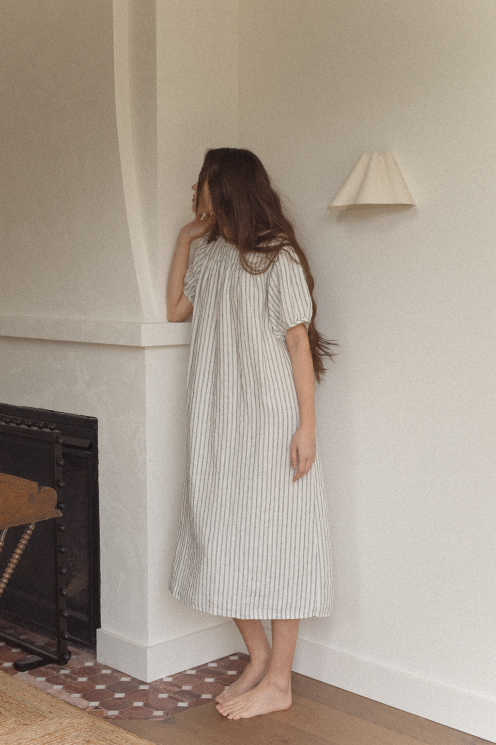 Cosette Dress Vintage Stripe
