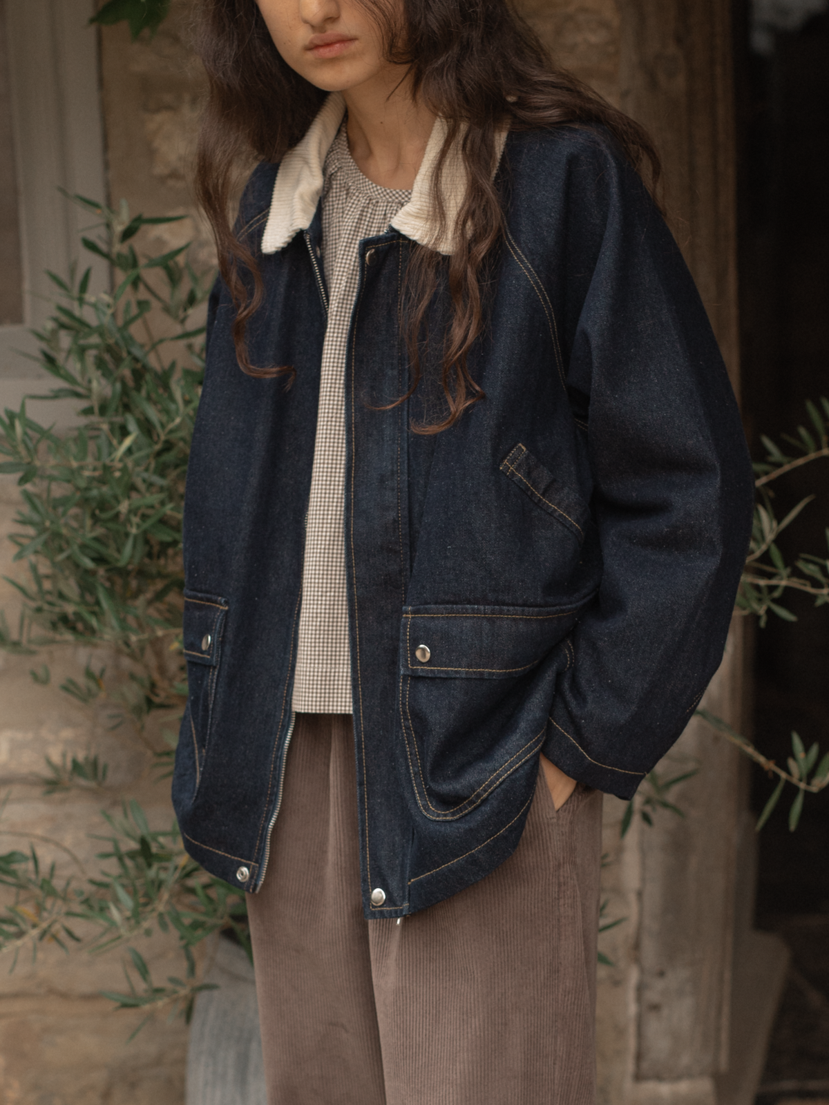 Brooks Jacket Indigo Denim