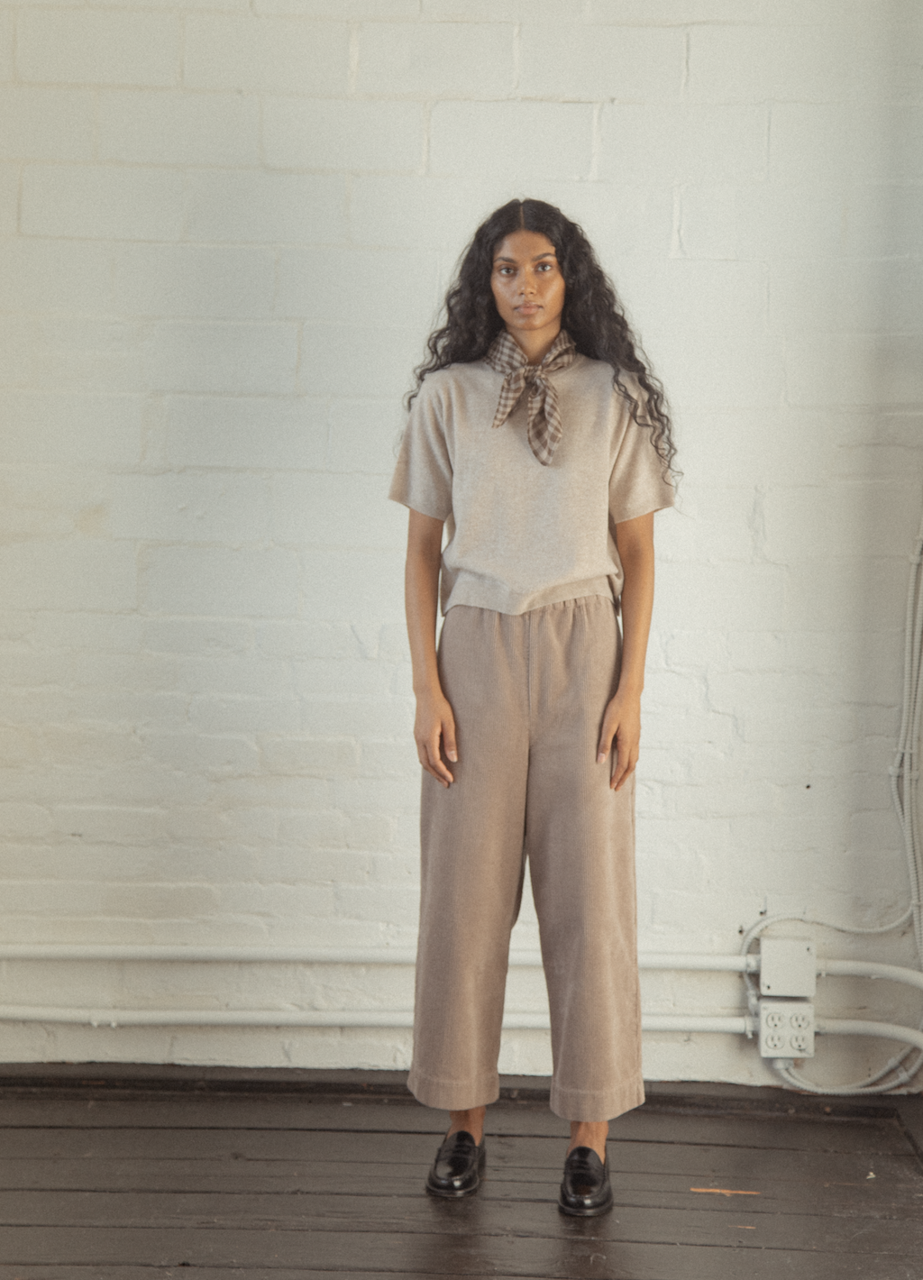 Lottie Knit Top Oatmeal