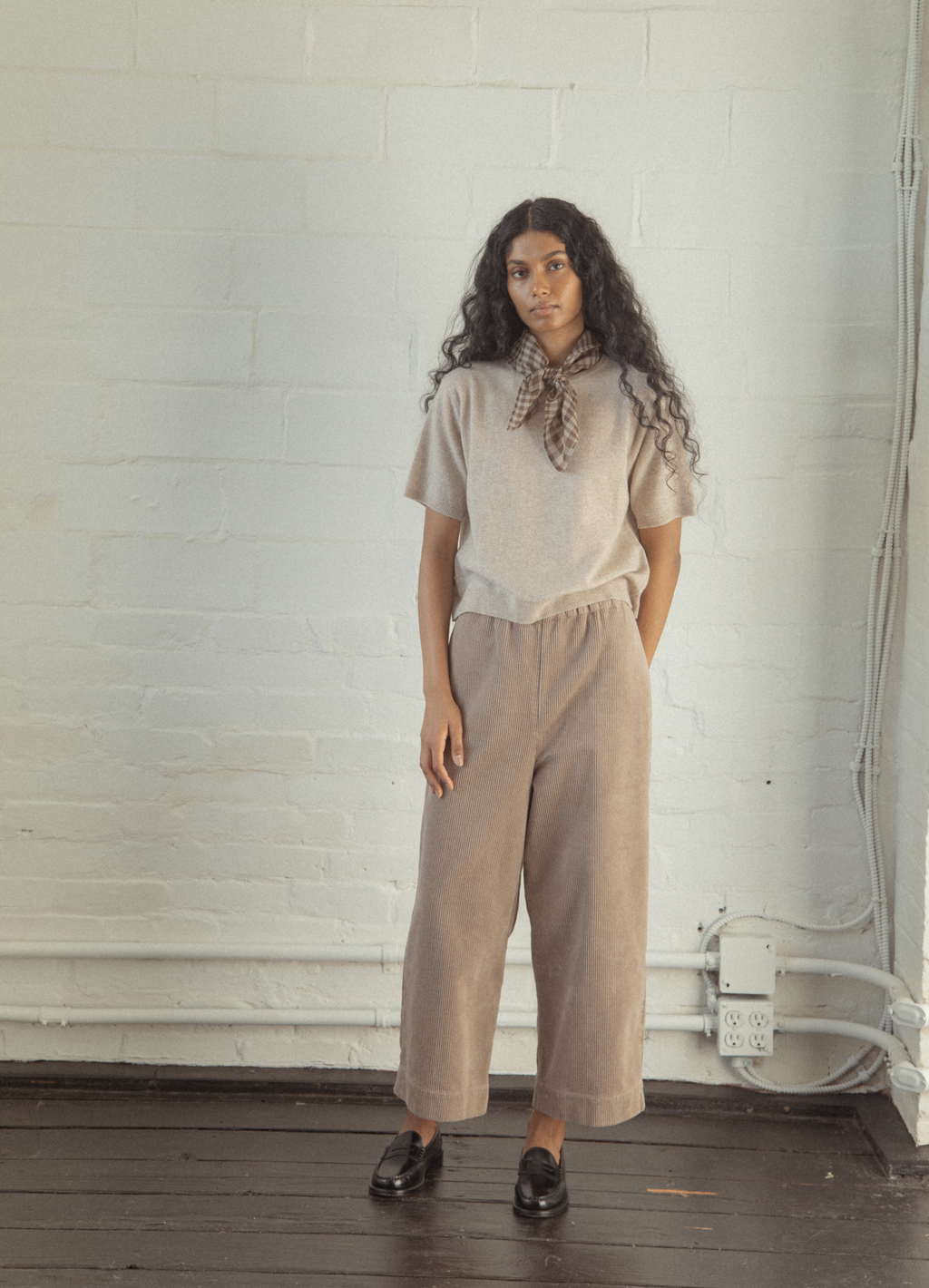 Lottie Knit Top Oatmeal