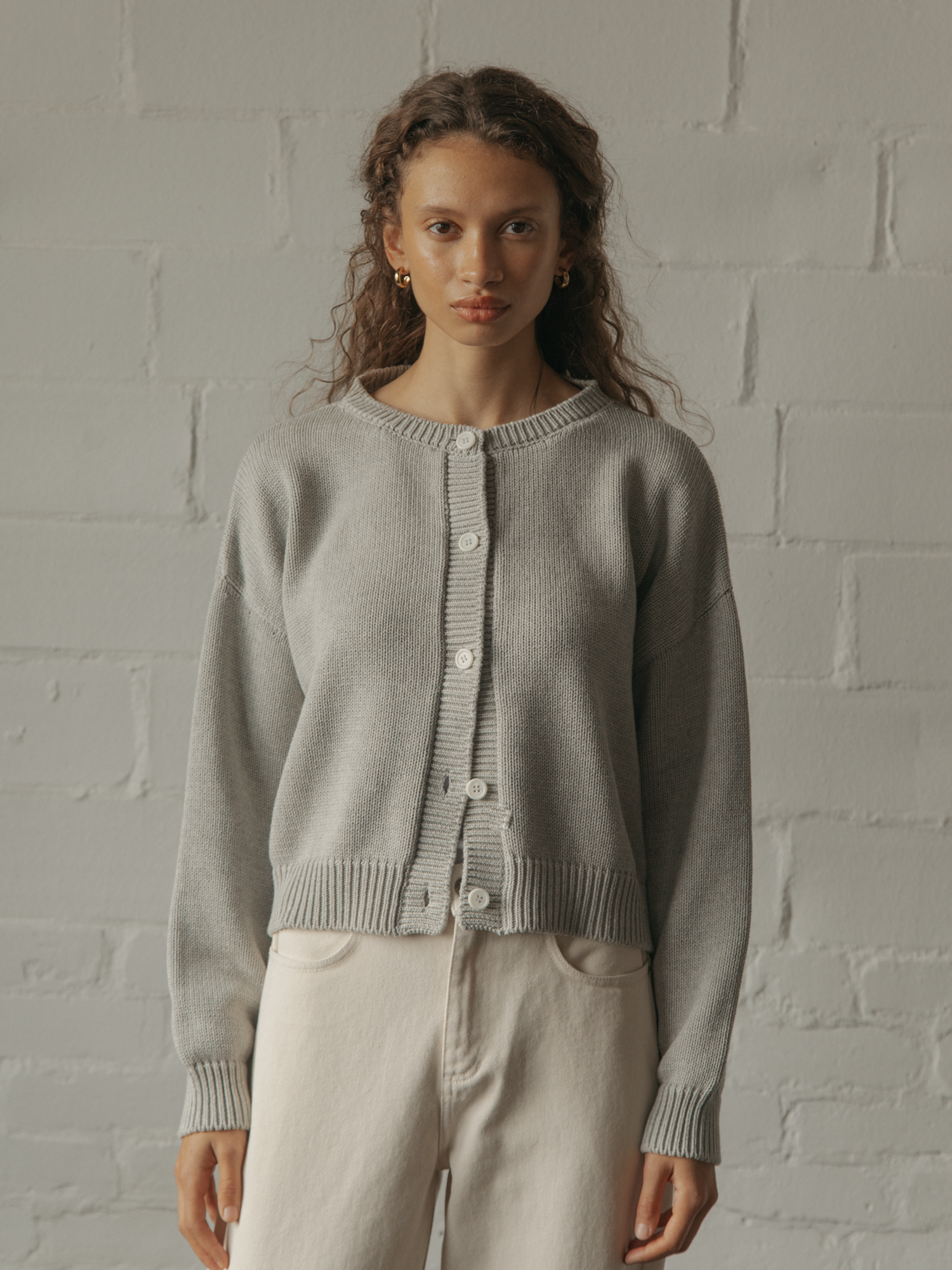 Willow Cardigan Pebble