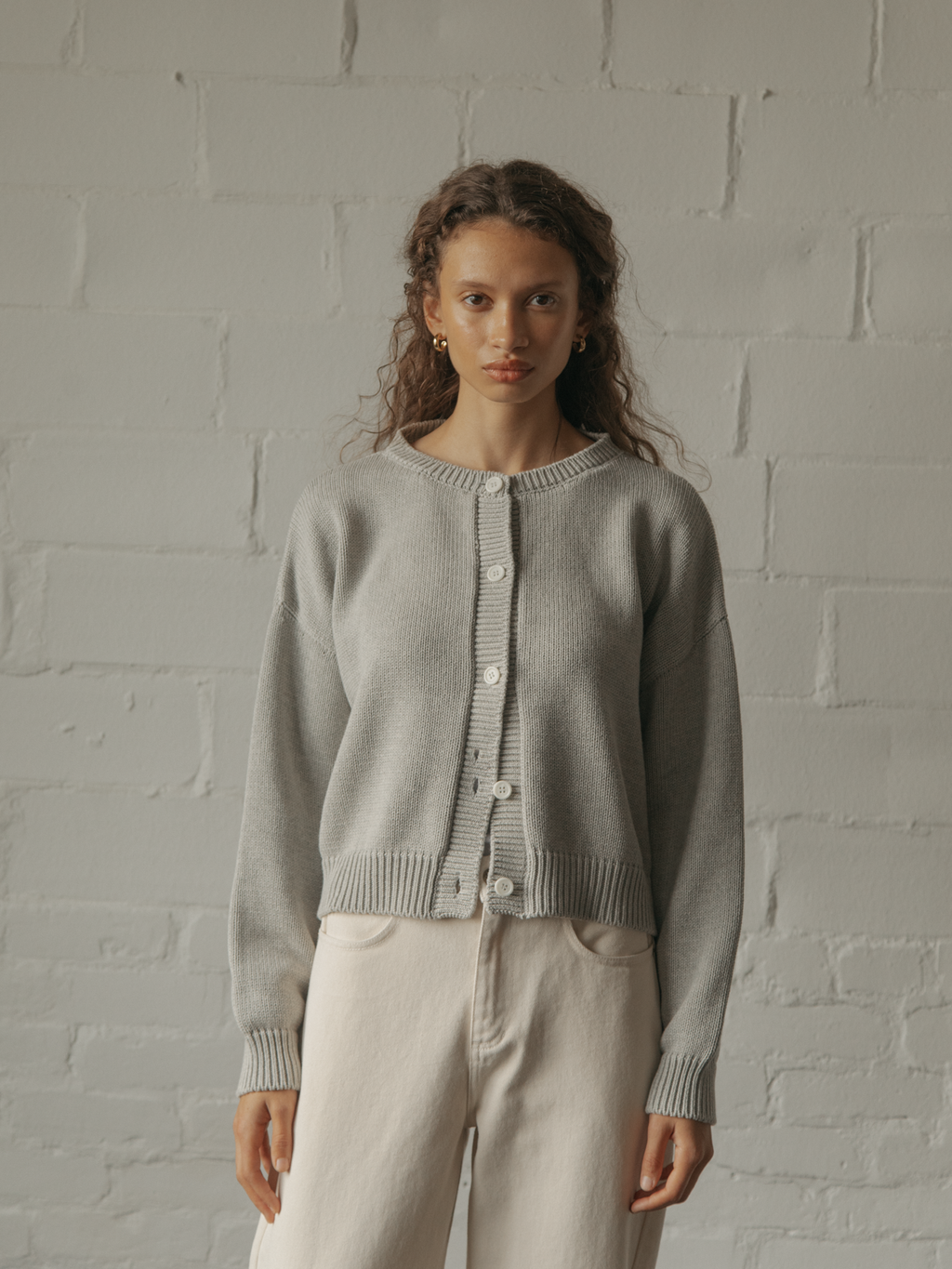 Willow Cardigan Pebble