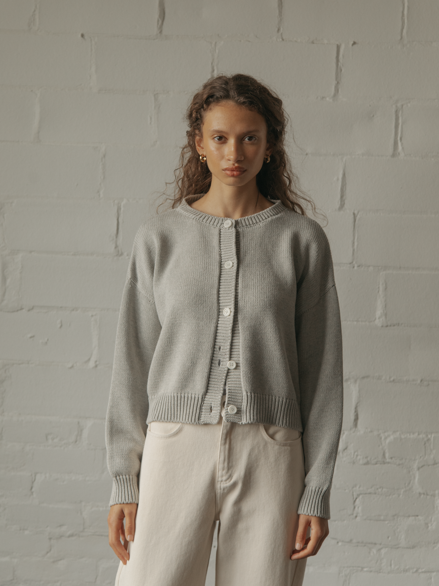 Willow Cardigan Pebble