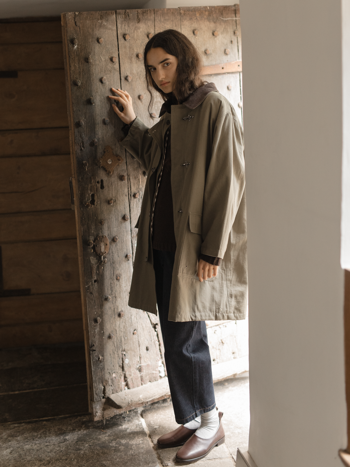 Jasper Coat Sage Green