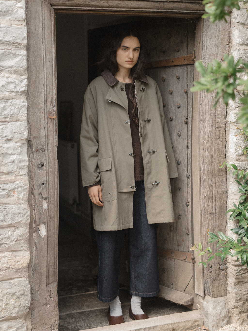Jasper Coat Sage Green