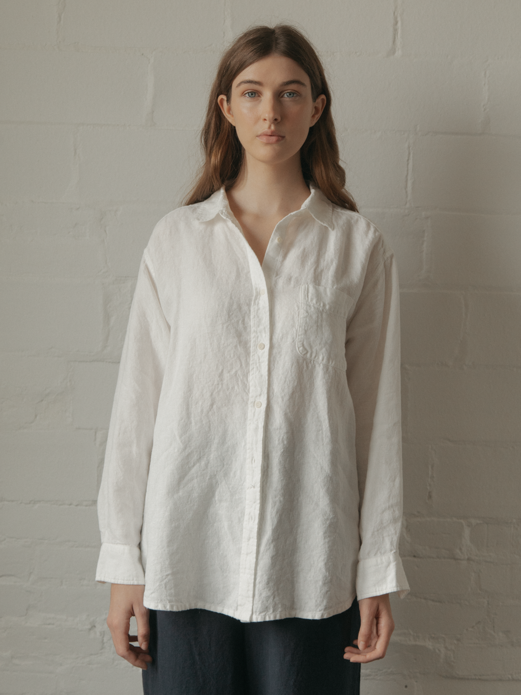Britta Shirt Linen Salt