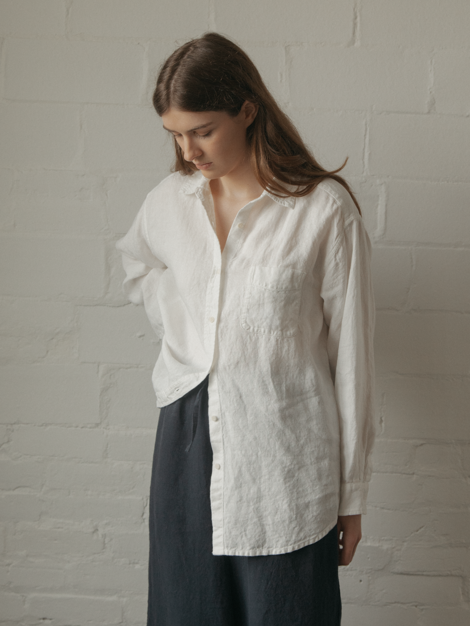 Britta Shirt Linen Salt
