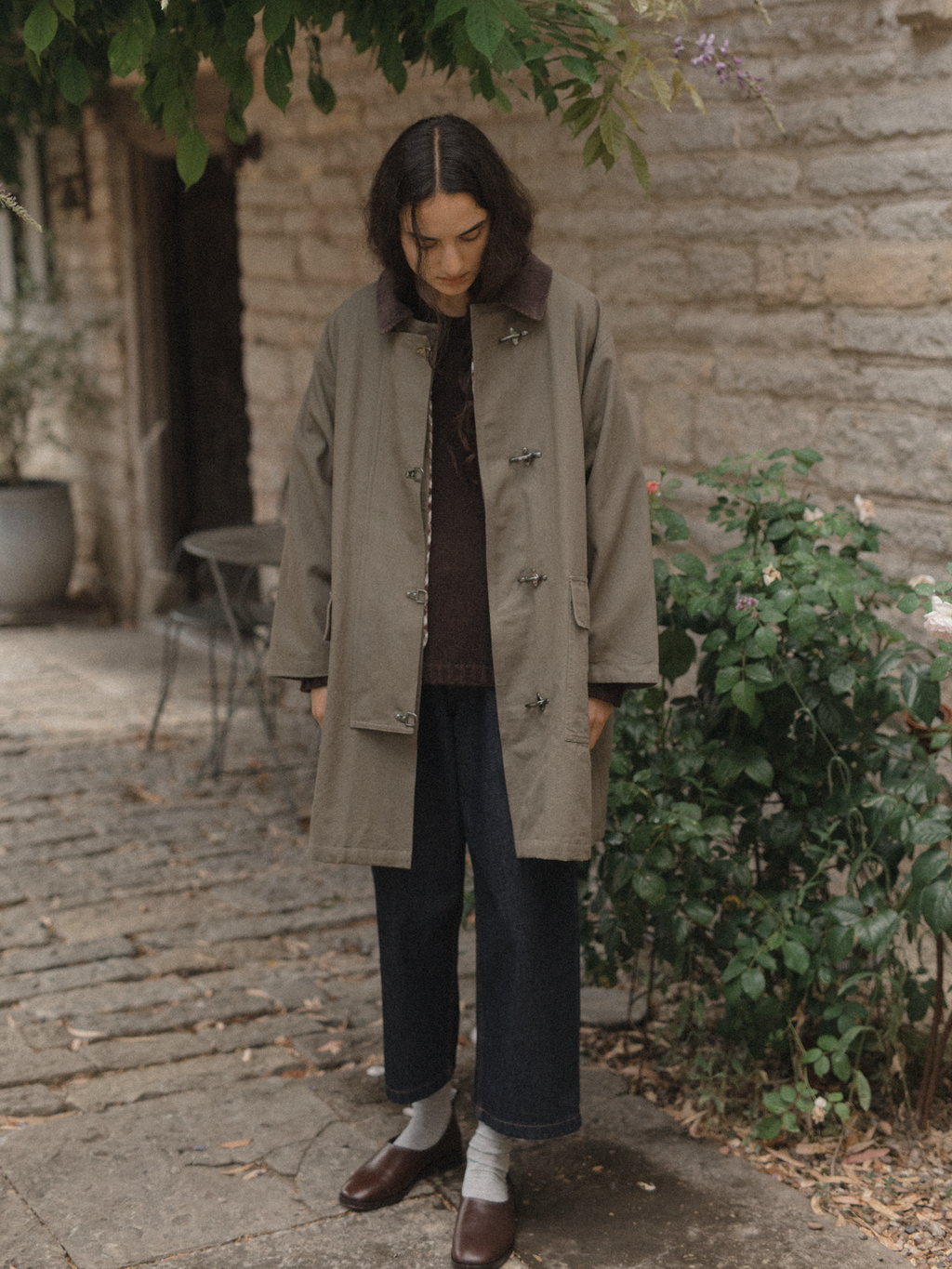 Jasper Coat Sage Green