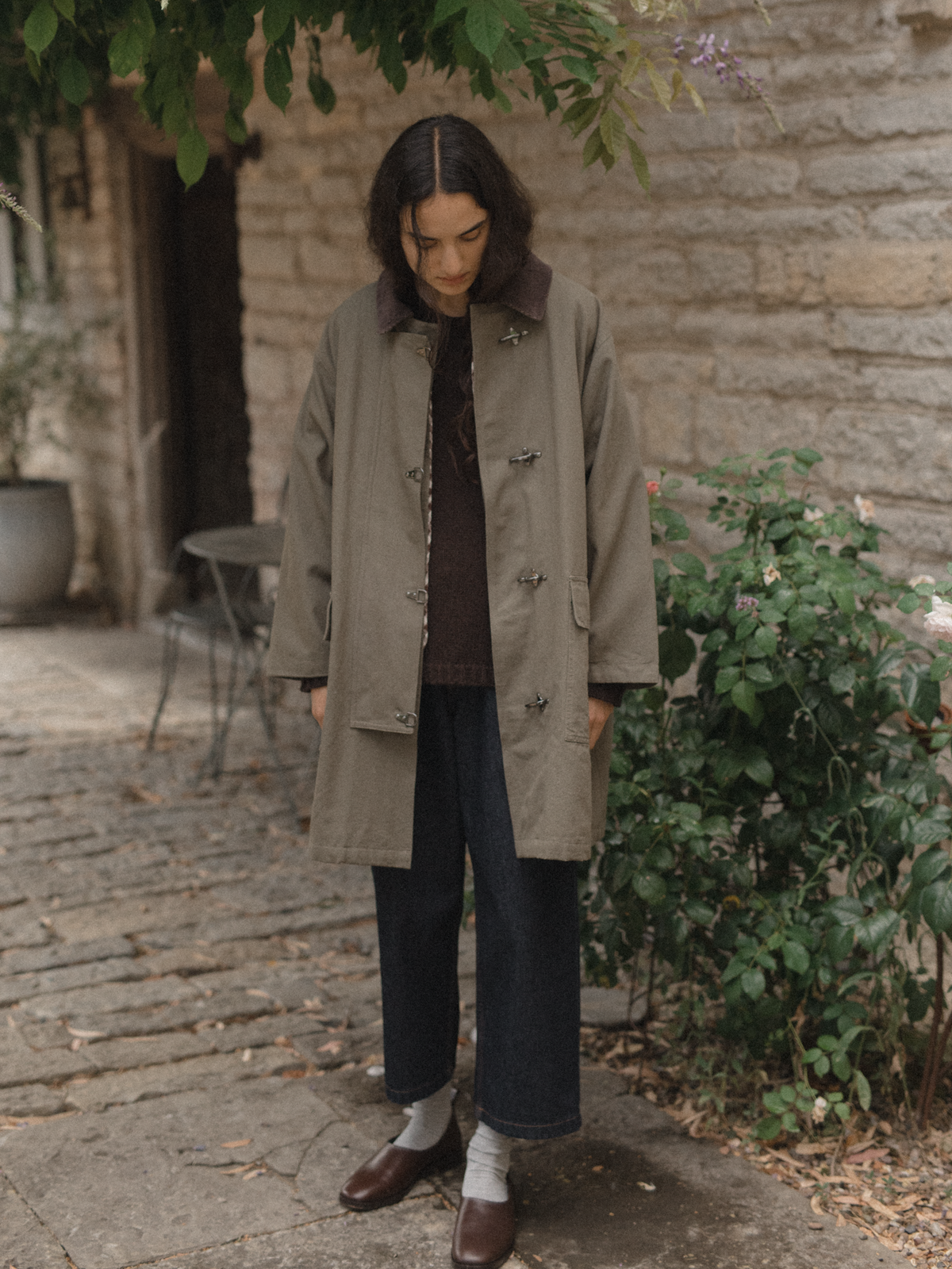Jasper Coat Sage Green