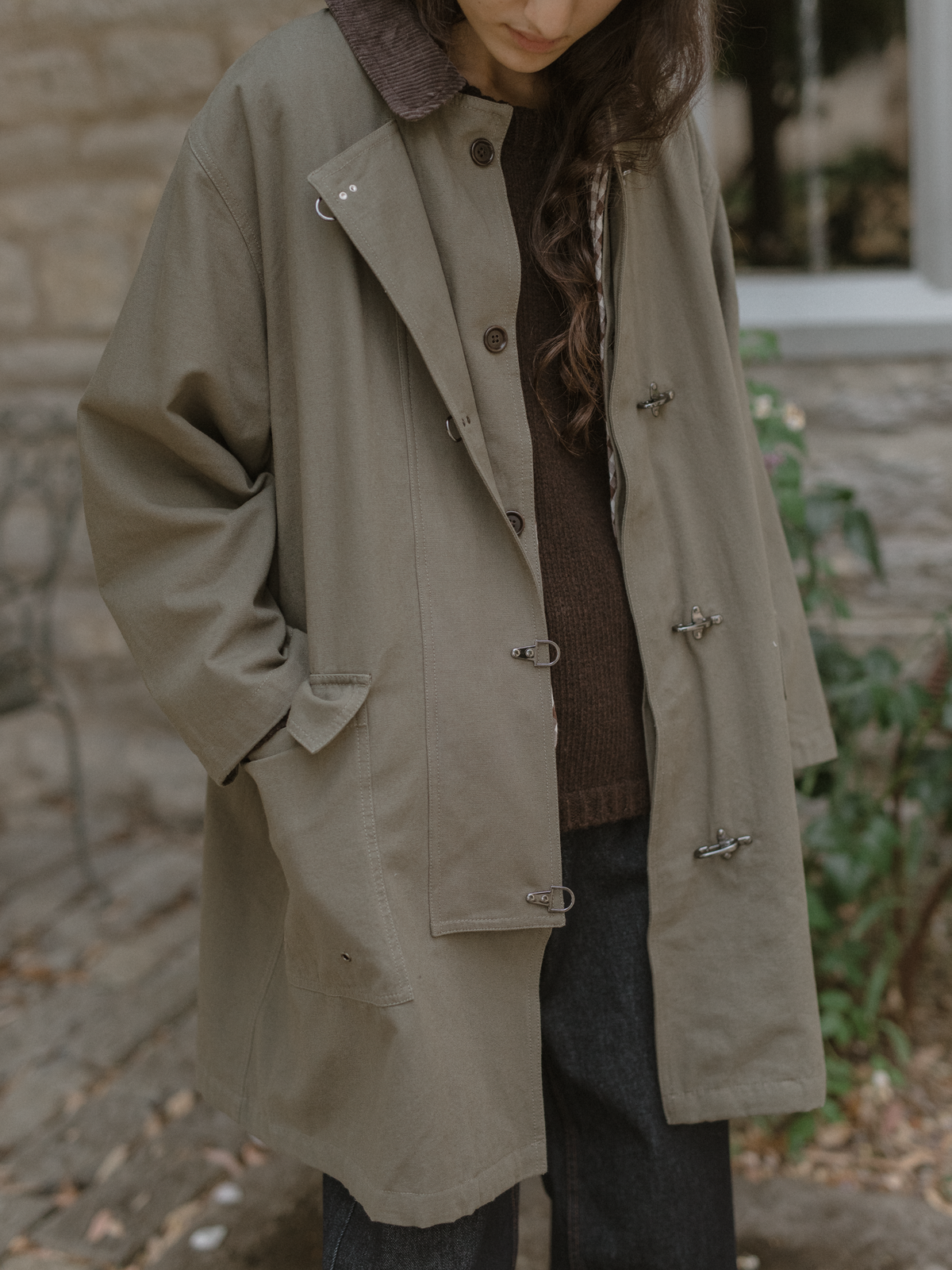 Jasper Coat Sage Green