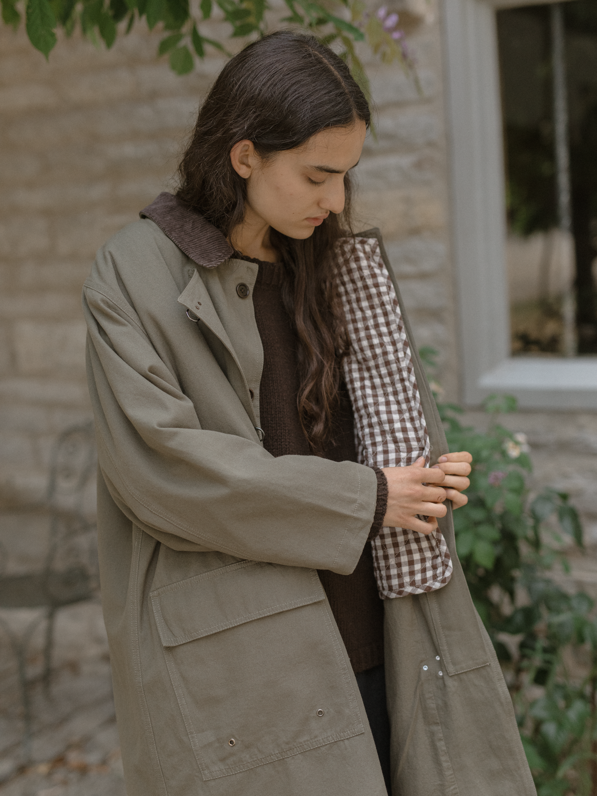 Jasper Coat Sage Green